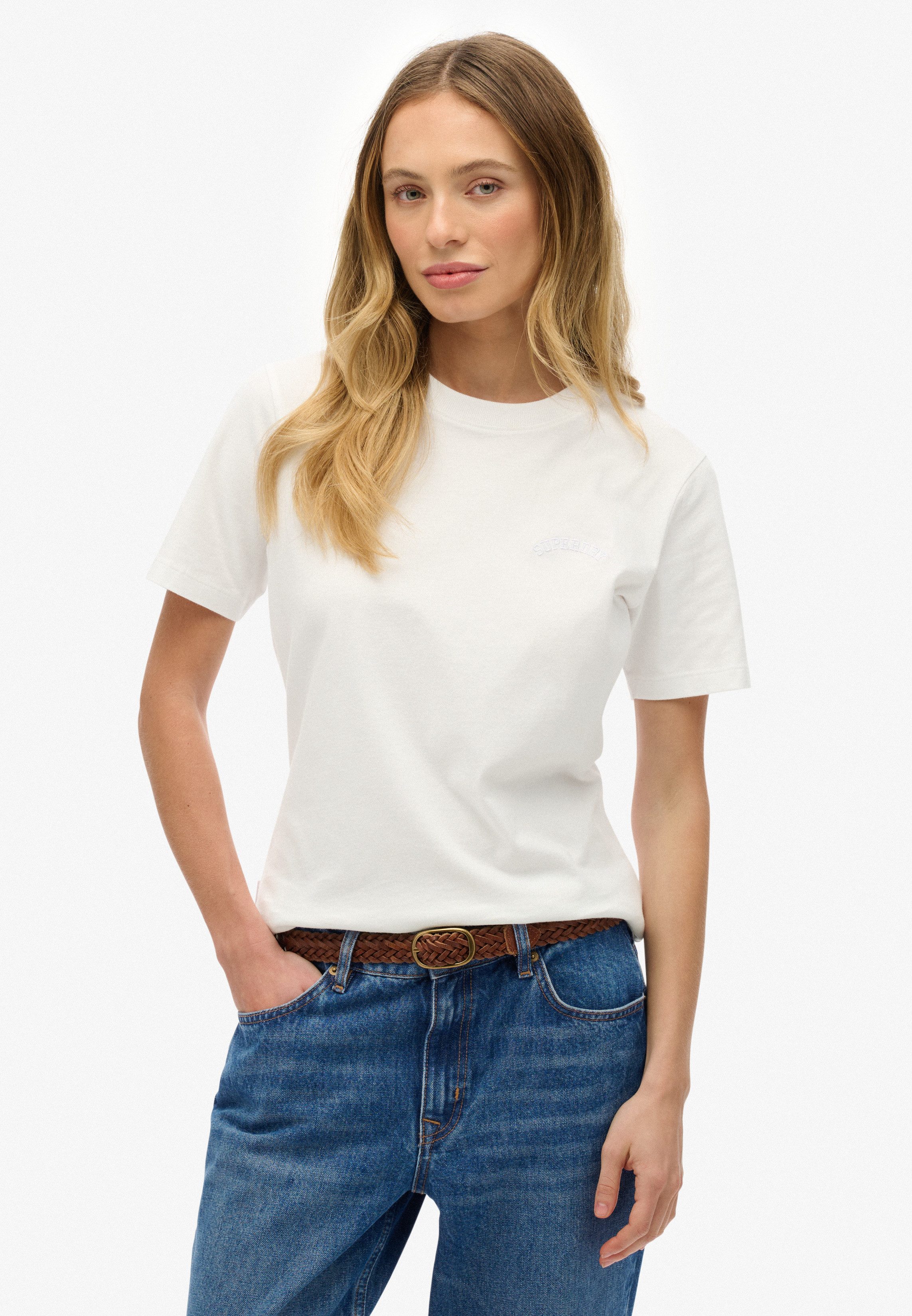 Superdry T-shirt ESSENTIAL LOGO EMB TEE