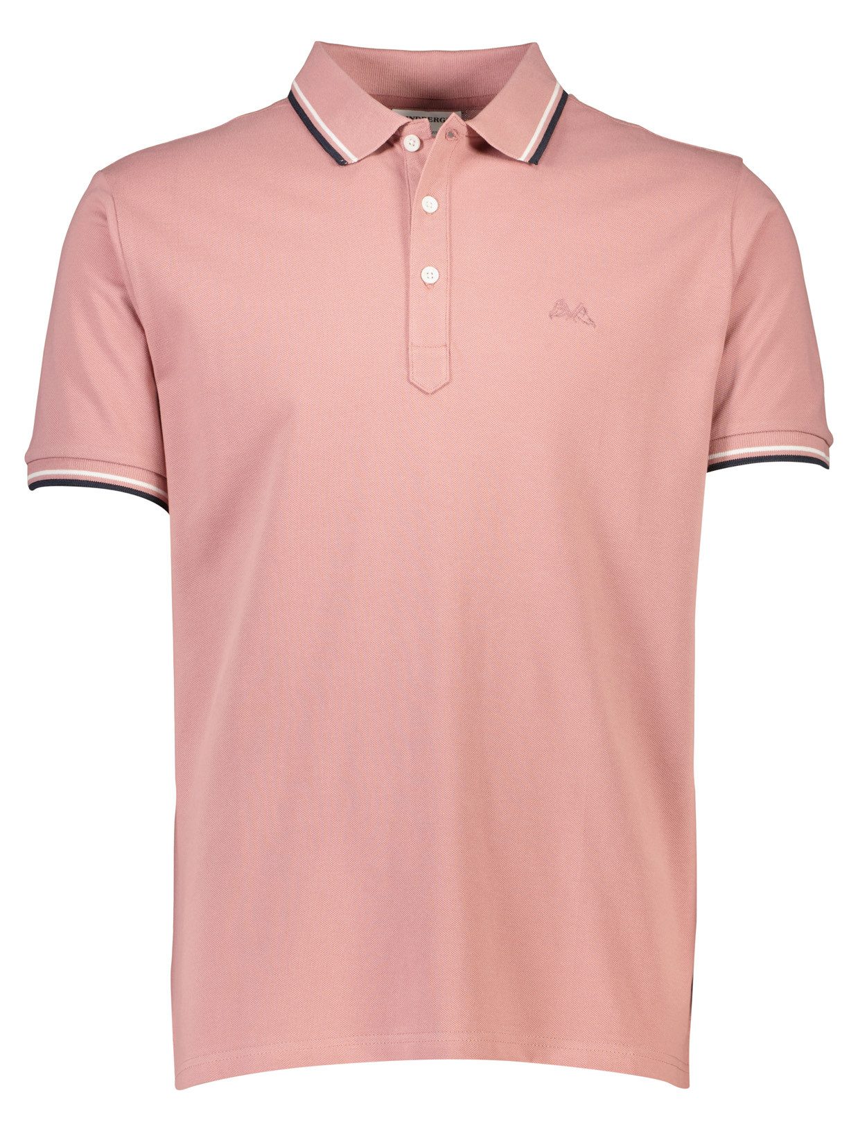 LINDBERGH Poloshirt met logo-borduursel en contrasterende boorden