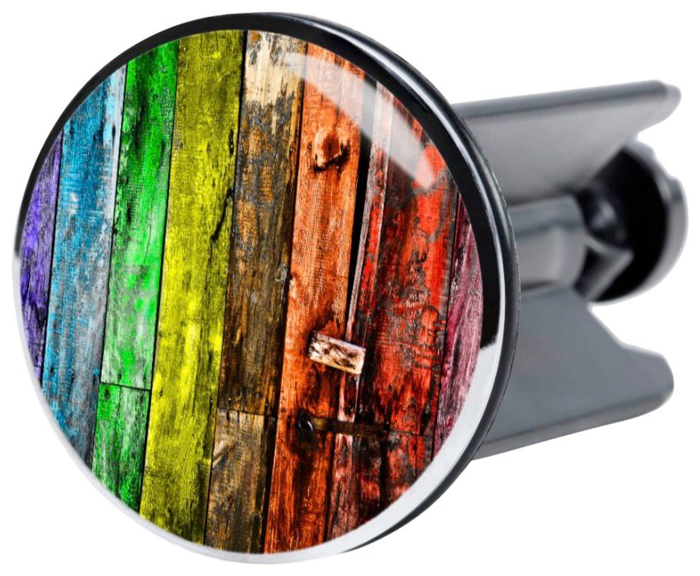 Sanilo Set badkameraccessoires Rainbow bestaand uit toiletzitting, badmat en wastafelplug (complete set, 3-delig)