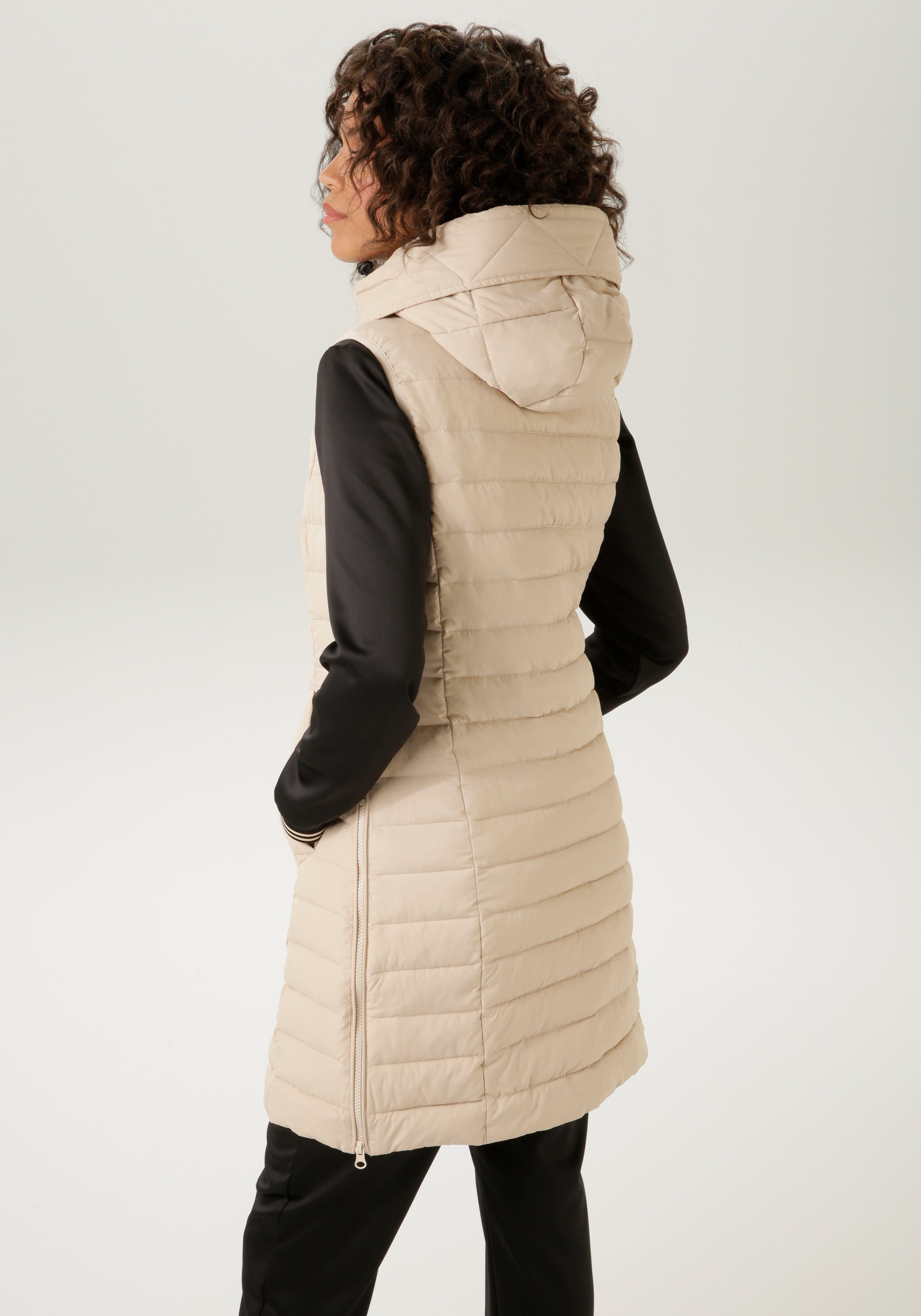 Aniston CASUAL Bodywarmer met verstelbare capuchon
