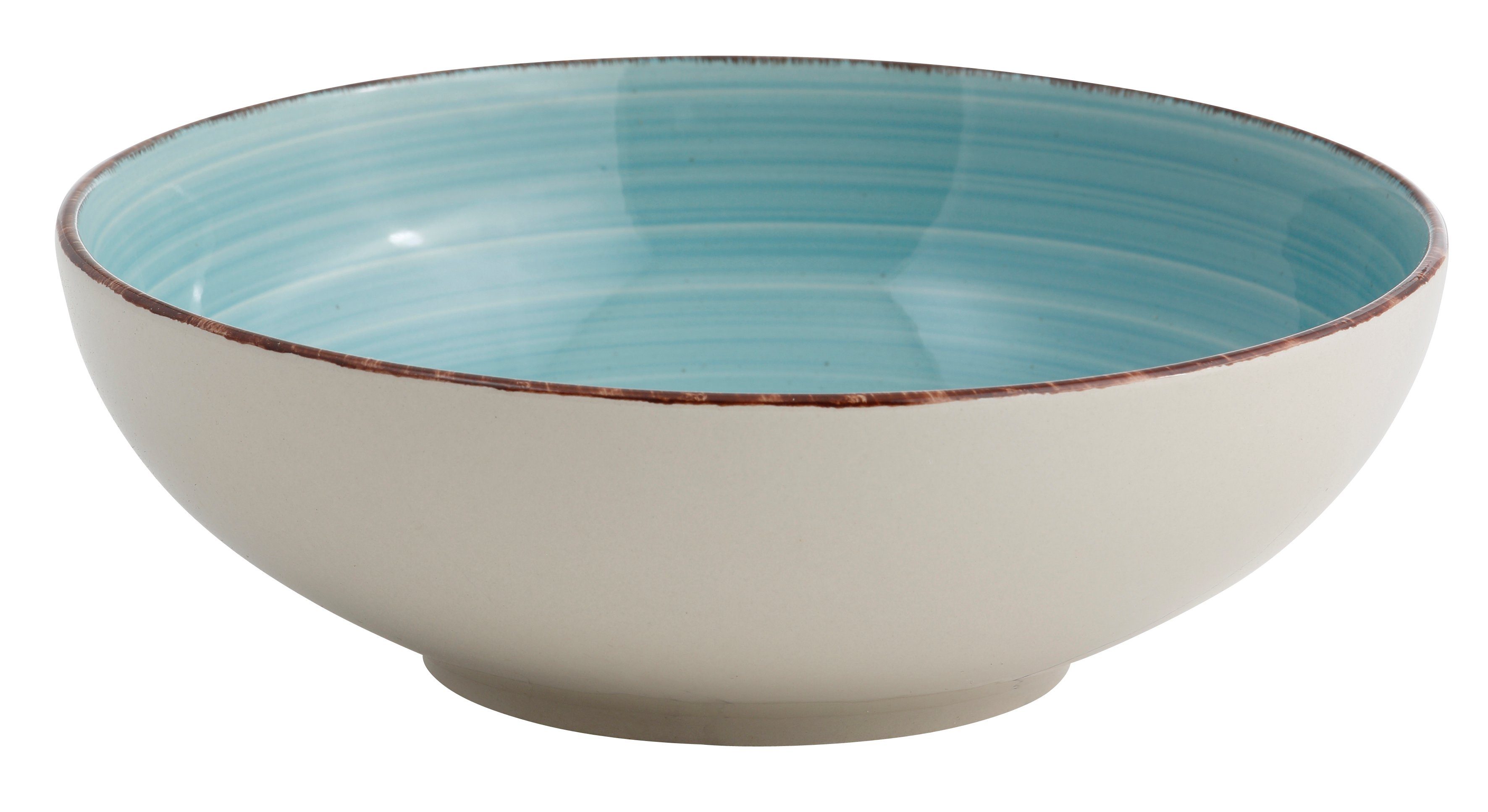 Home affaire Combi-servies Serviesset, Verceia servies Kwaststreek-decor, met de hand geschilderd, 33 delen (set, 33-delig)