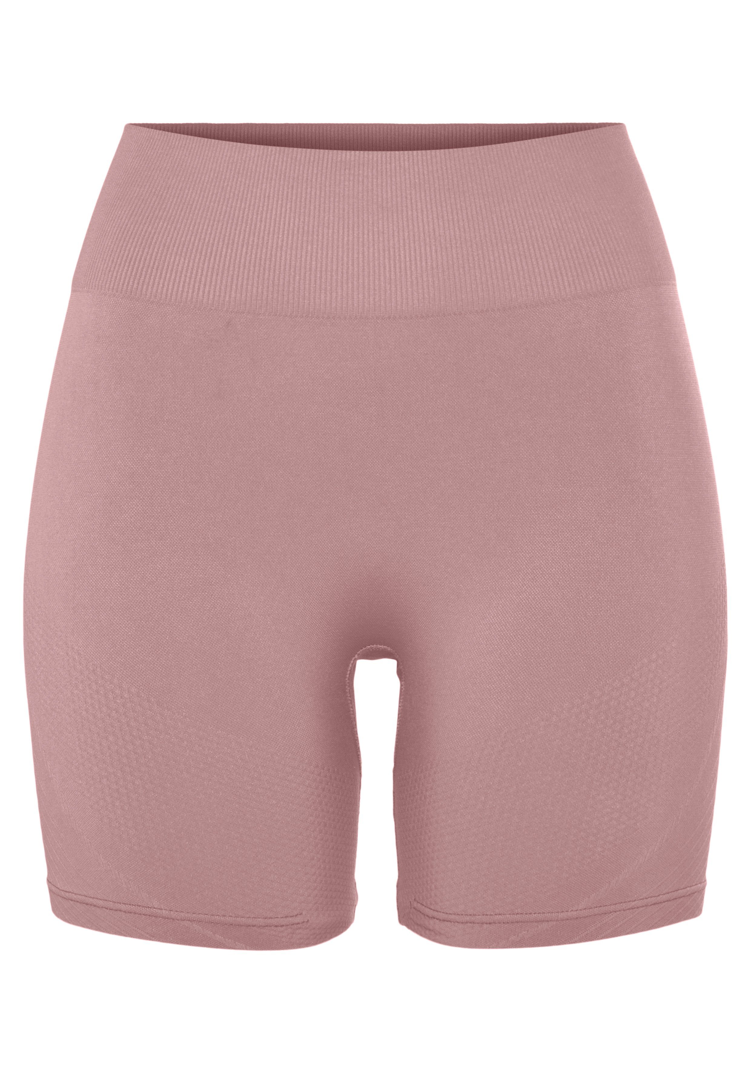 Lascana Functionele short Po Push Up met ribstructuur en shaping-effect, sportshorts
