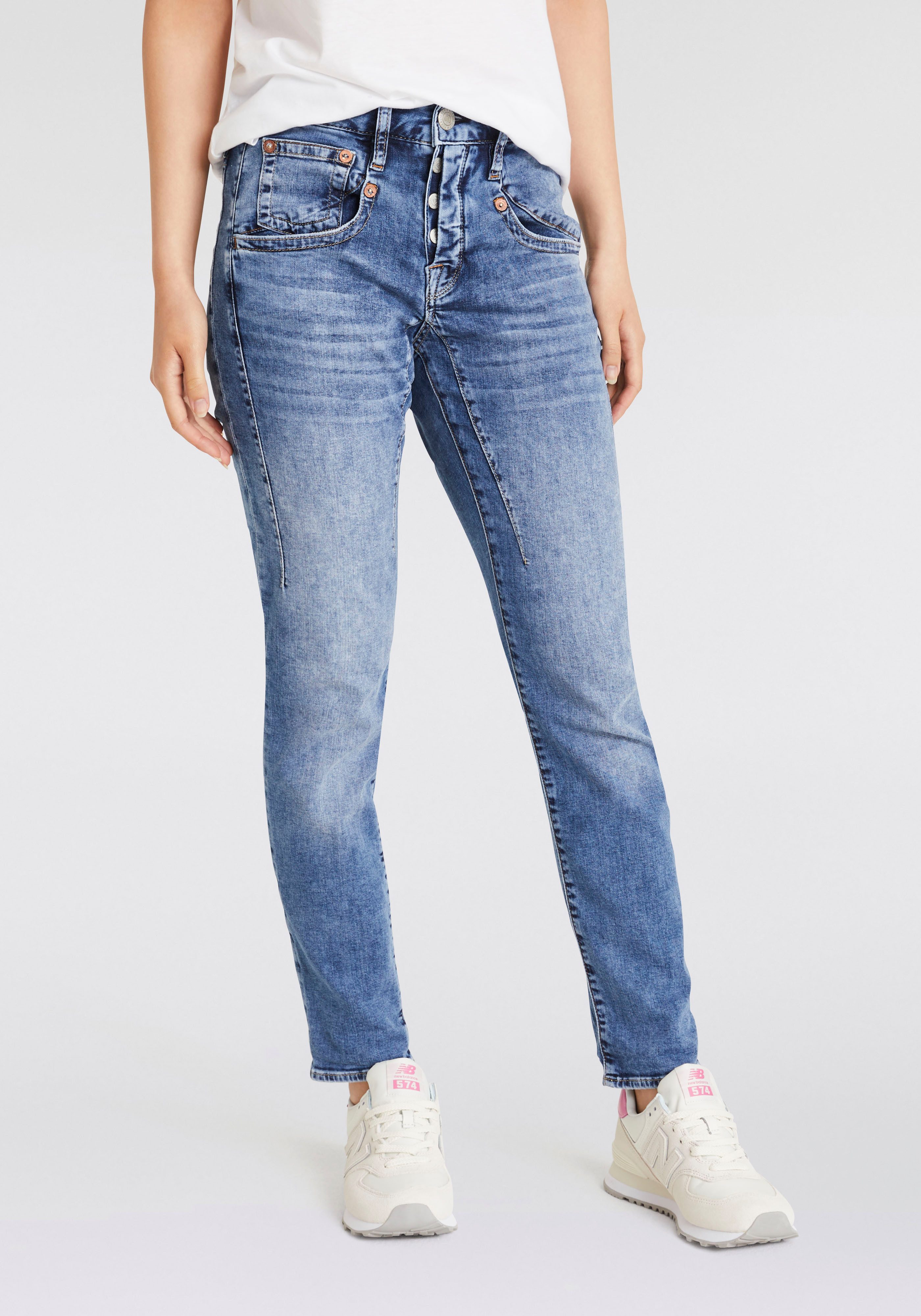 Herrlicher 5-pocket jeans Shyra Cropped Light Denim