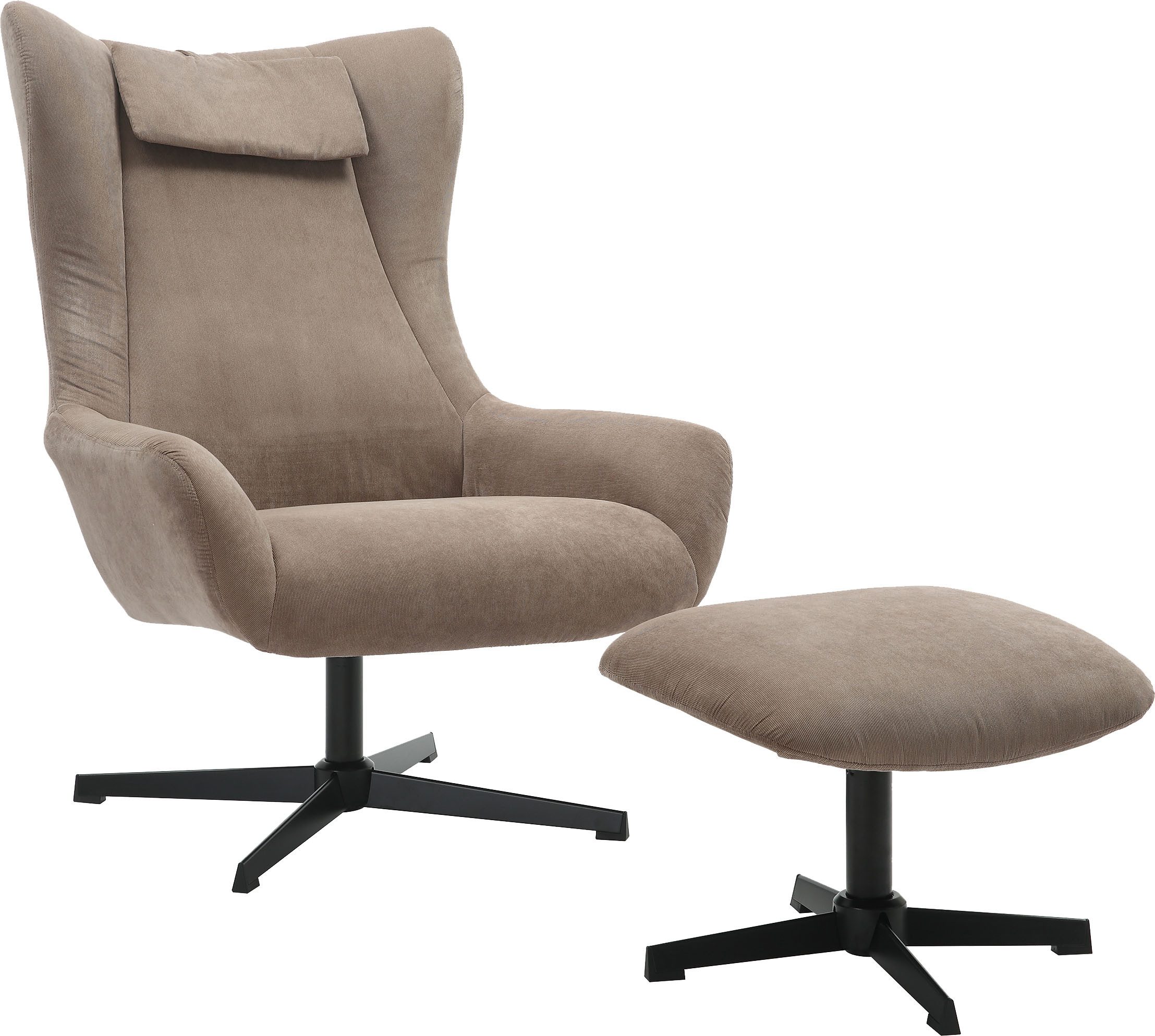 SalesFever Fauteuil met draaifunctie (set, 2 stuks)
