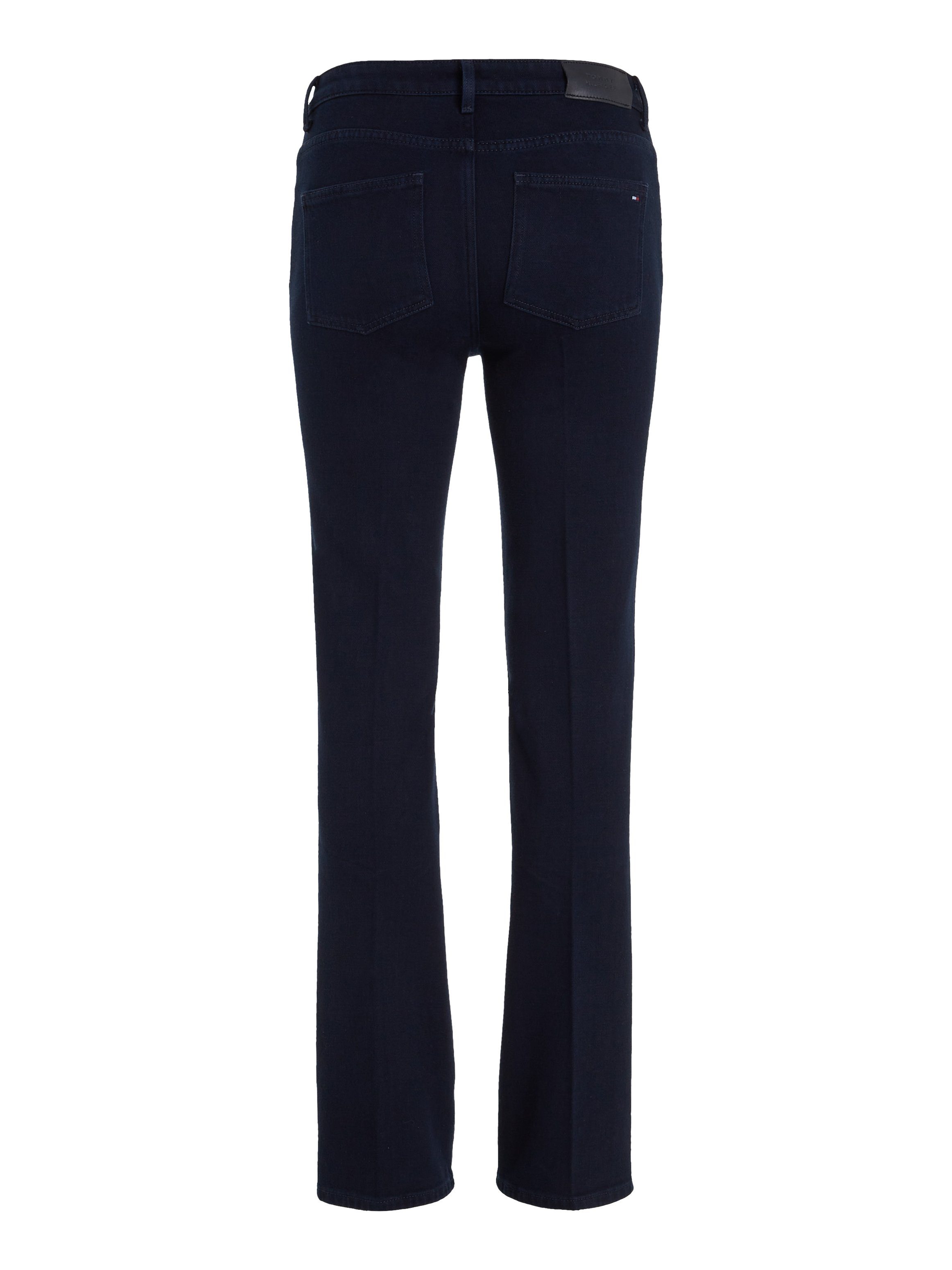 Tommy Hilfiger Bootcut jeans BOOTCUT RW BEA met leren badge