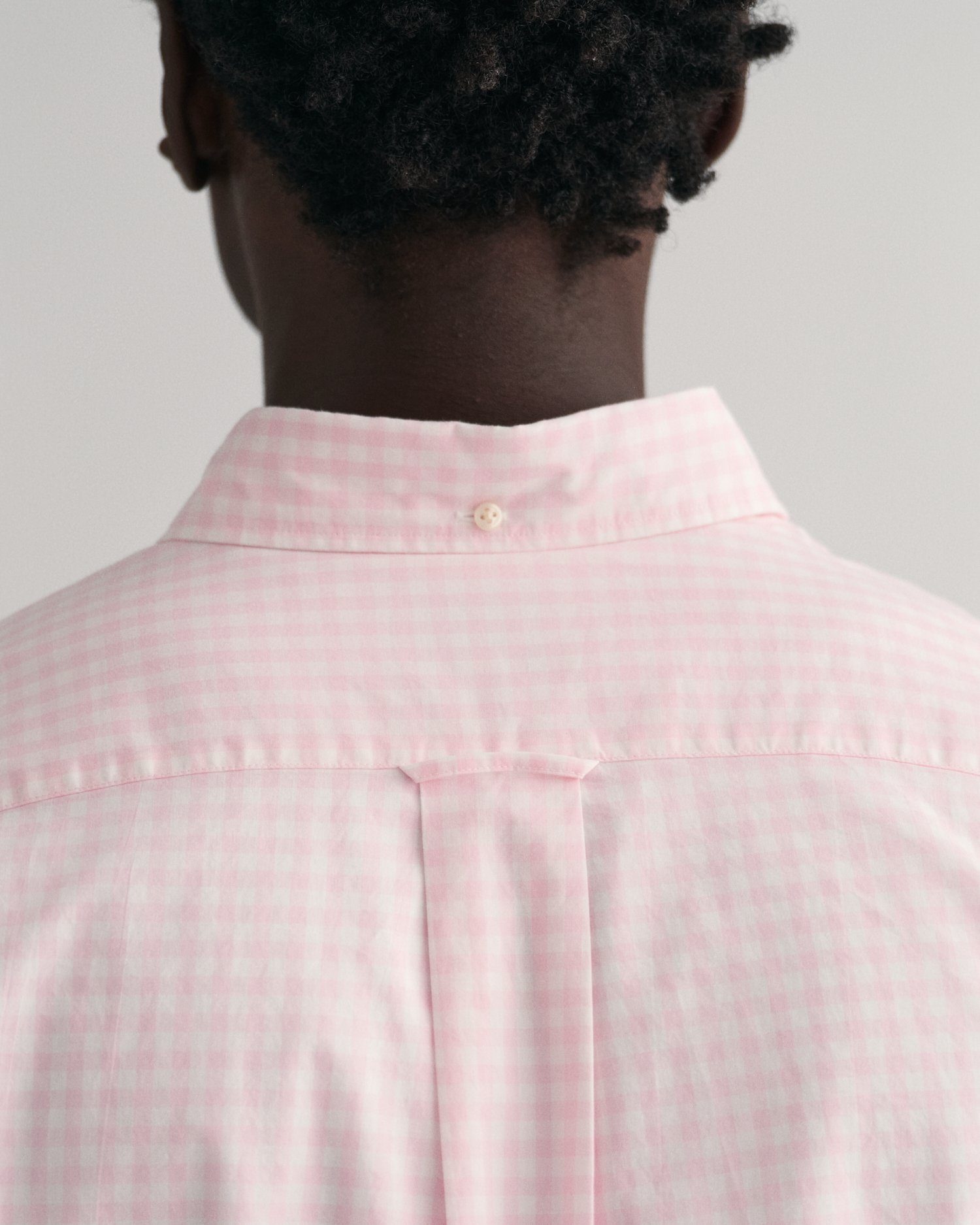 Gant Overhemd met lange mouwen REG POPLIN GINGHAM SHIRT met logoborduursel op borsthoogte