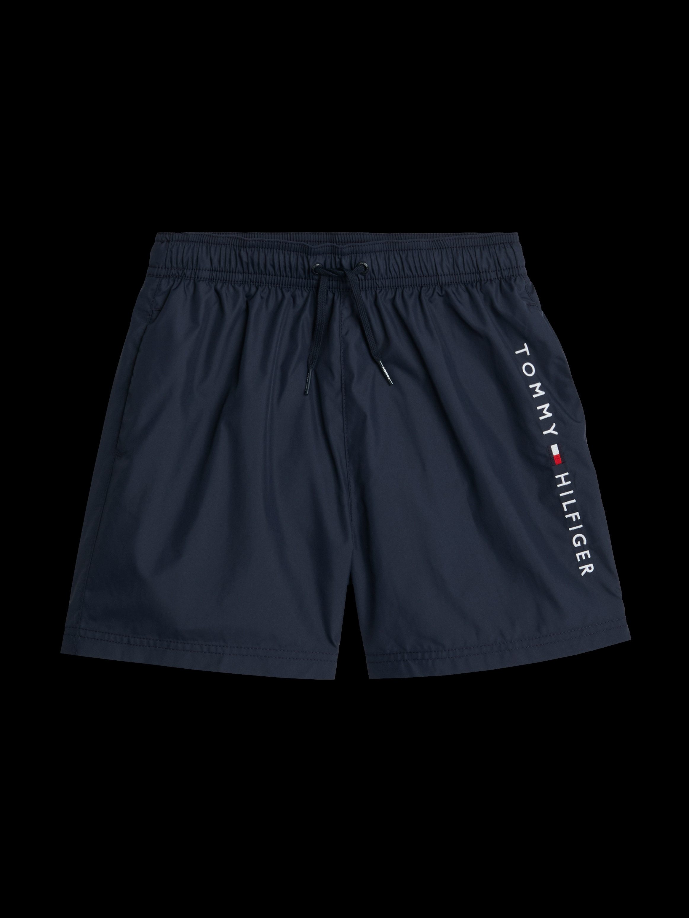 Tommy Hilfiger Swimwear Zwemshort MEDIUM DRAWSTRING met een logo-opschrift