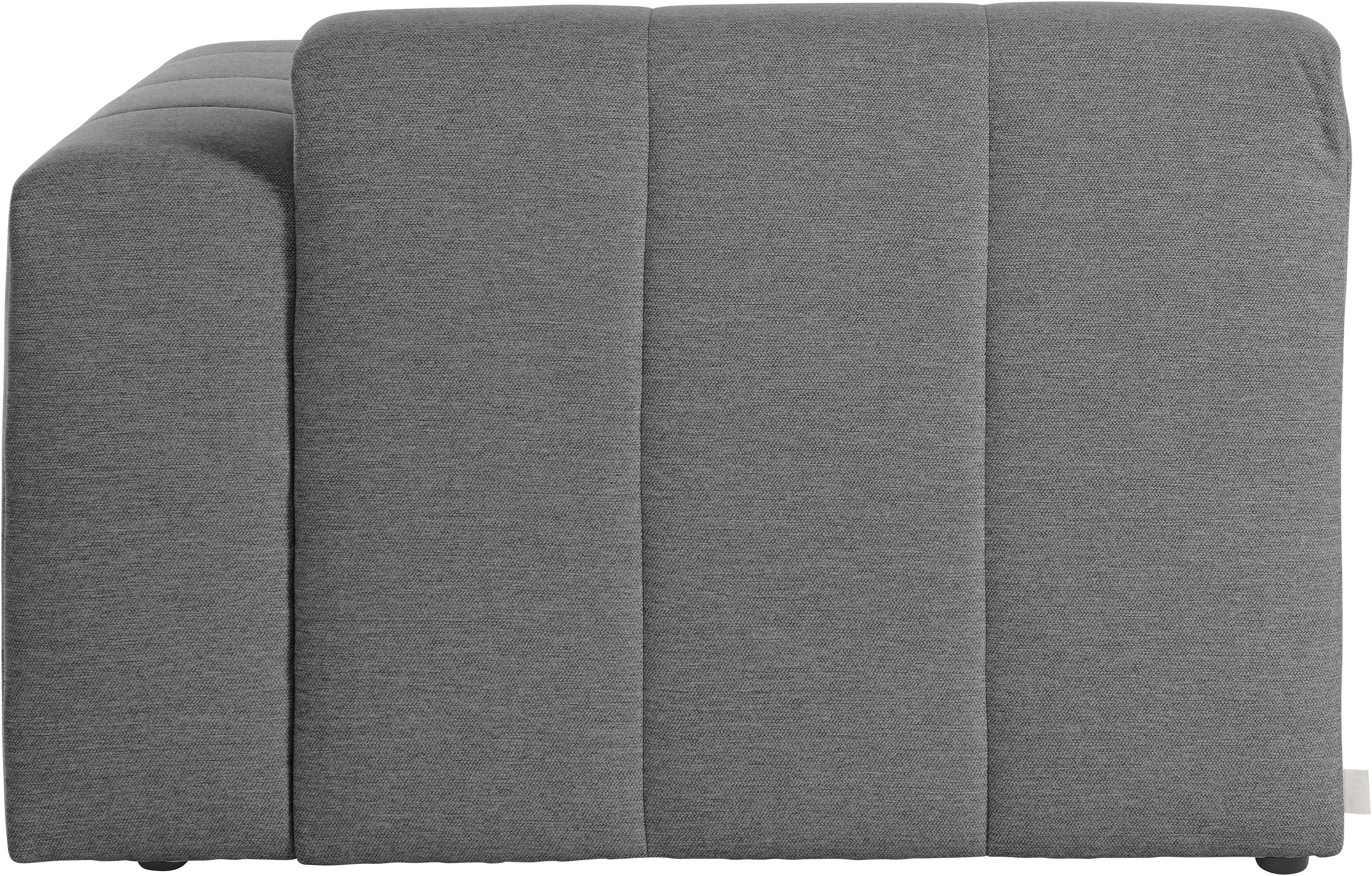 LeGer Home by Lena Gercke Sofaelement Maileen Module fauteuil met armleuning, te verbinden met andere modules van de serie