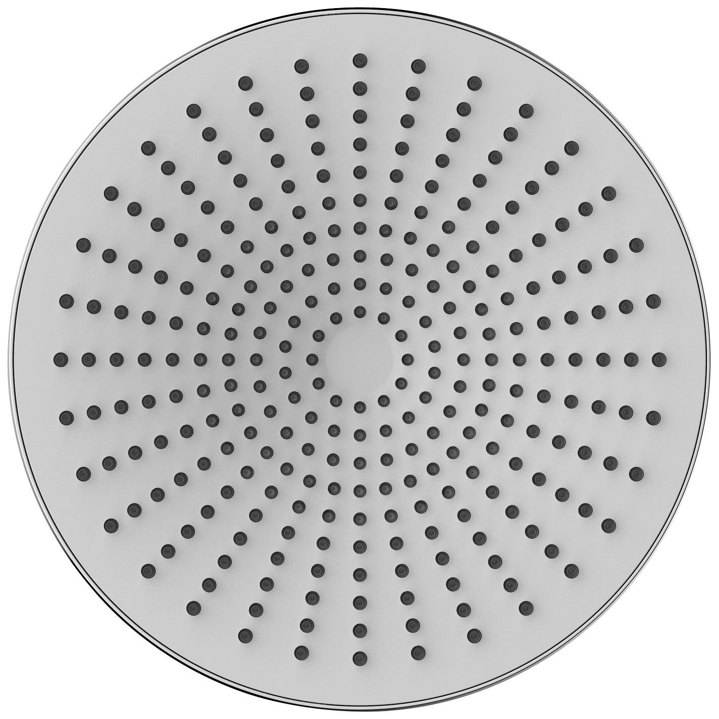 WENKO Regendouchekop Ultimate Shower Chroom/Wit, Ø 25 cm (1-delig)