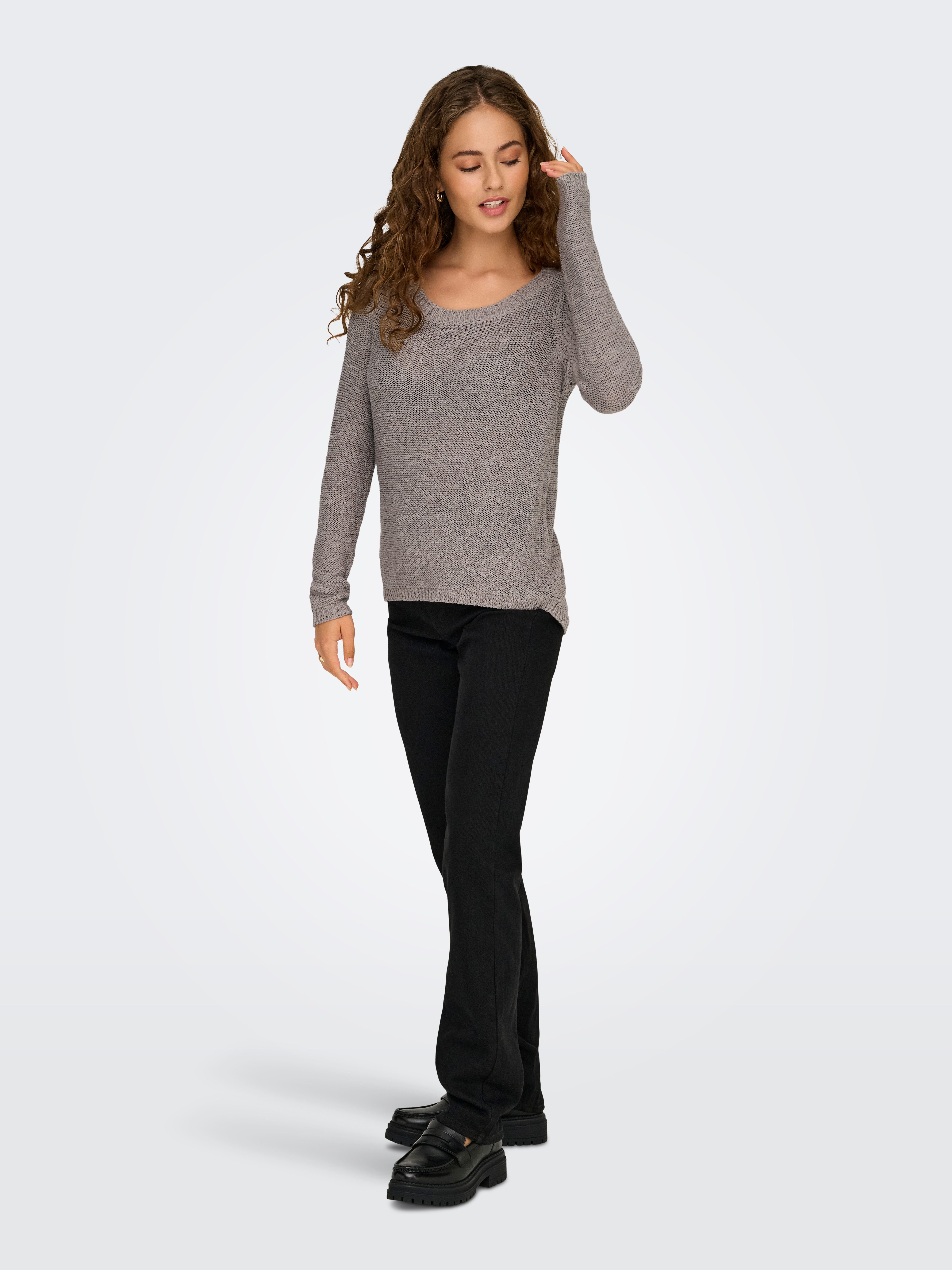 Only Gebreide trui ONLGEENA XO L/S PULLOVER KNT NOOS