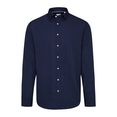 bugatti overhemd met lange mouwen van organic-cotton blauw