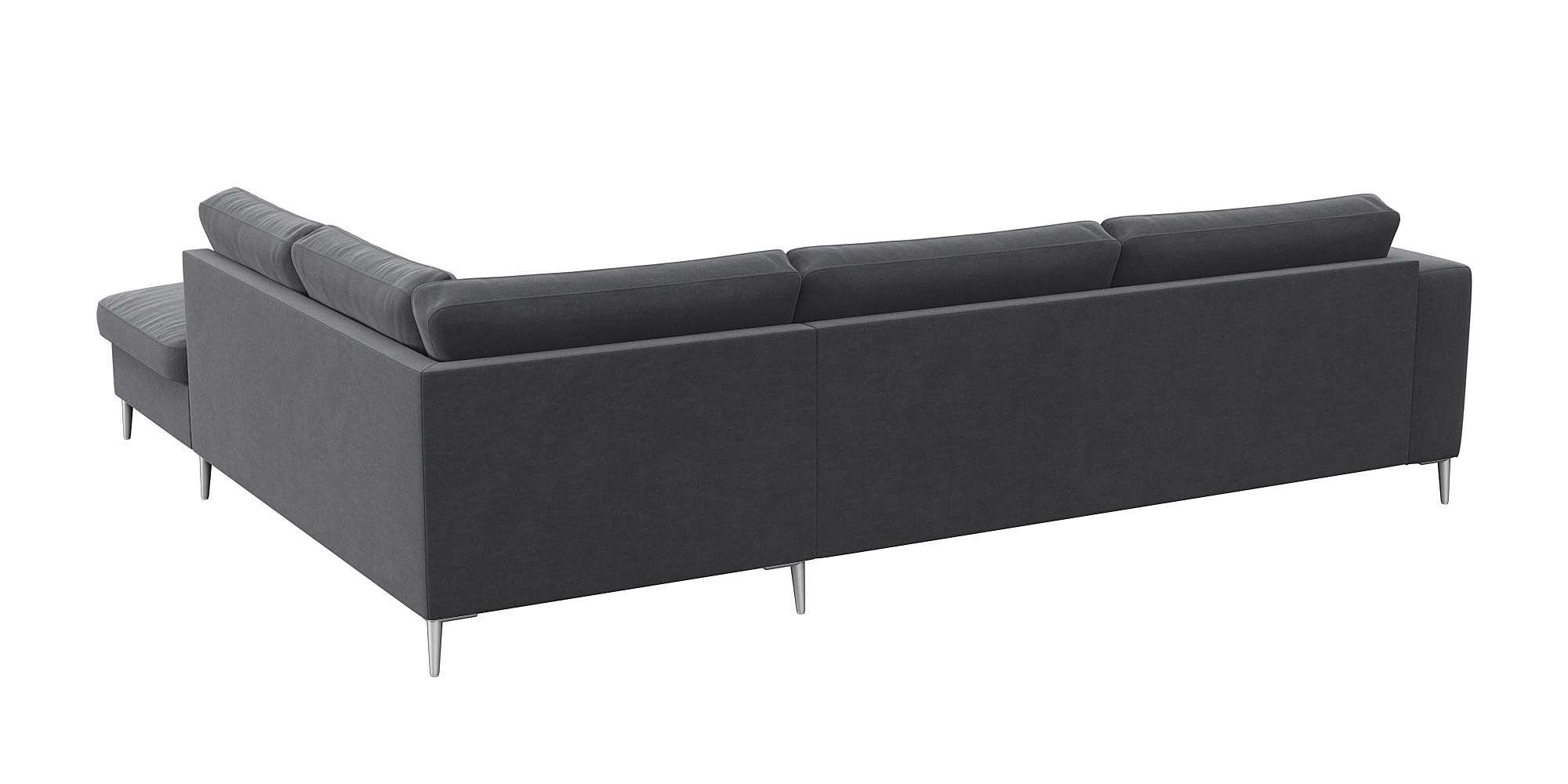 FLEXLUX Hoekbank Fiore, super zitcomfort door koudschuim in de zitting, L-vorm