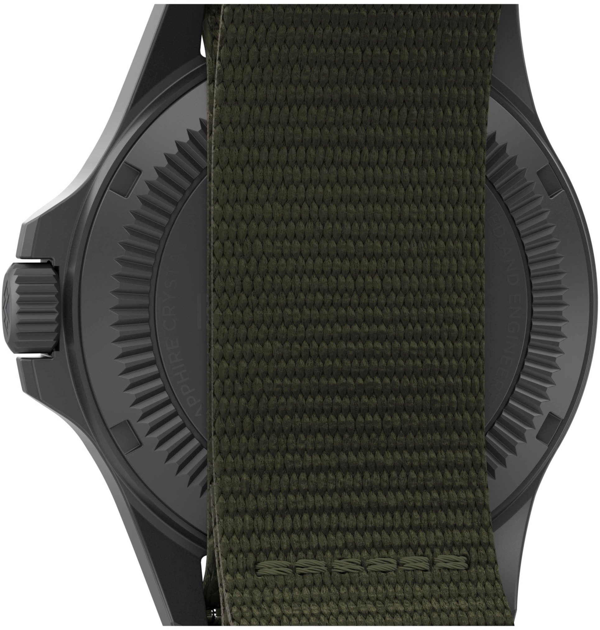 Timex Solarhorloge FIELD POST Horloge, herenhorloge, datum, lichtgevende wijzers, saffierglas, textielband