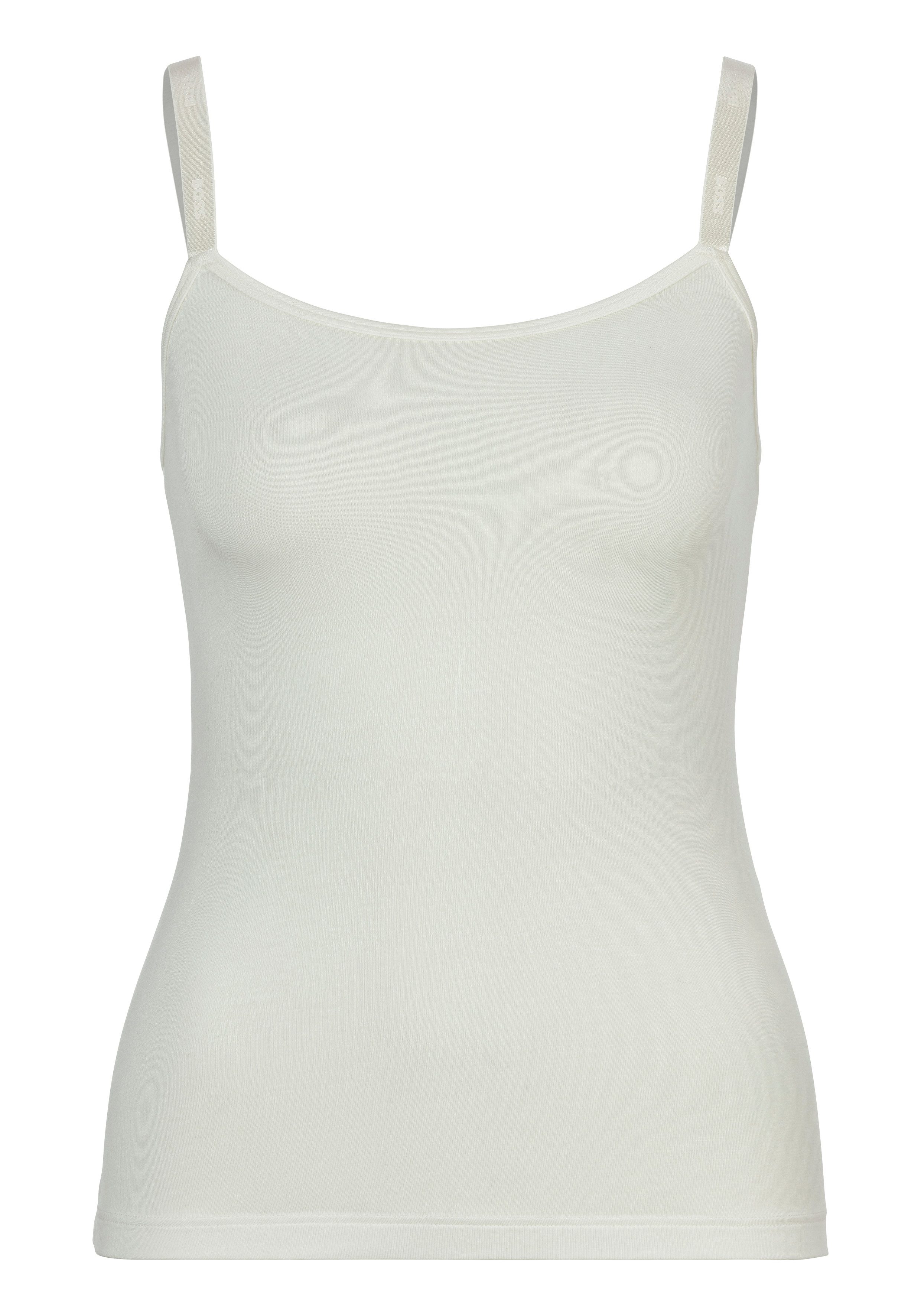 BOSS Tanktop VEST CI 1 met een ronde hals dames onderhemden maat M wit