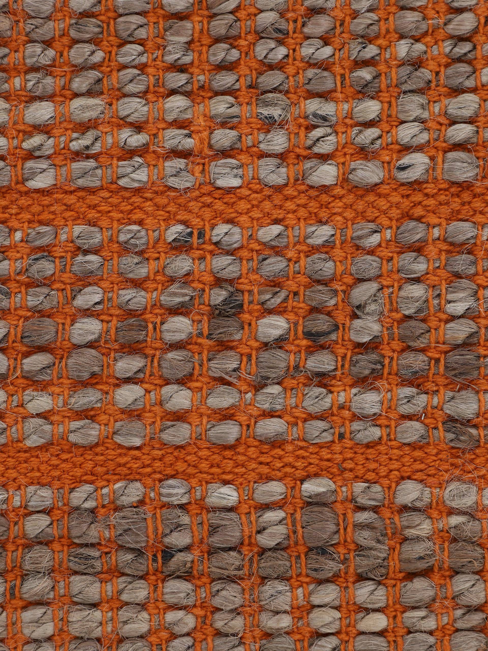 carpetfine Vloerkleed Lara Tweezijdig te gebruiken kleed van jute/katoen, woonkamer