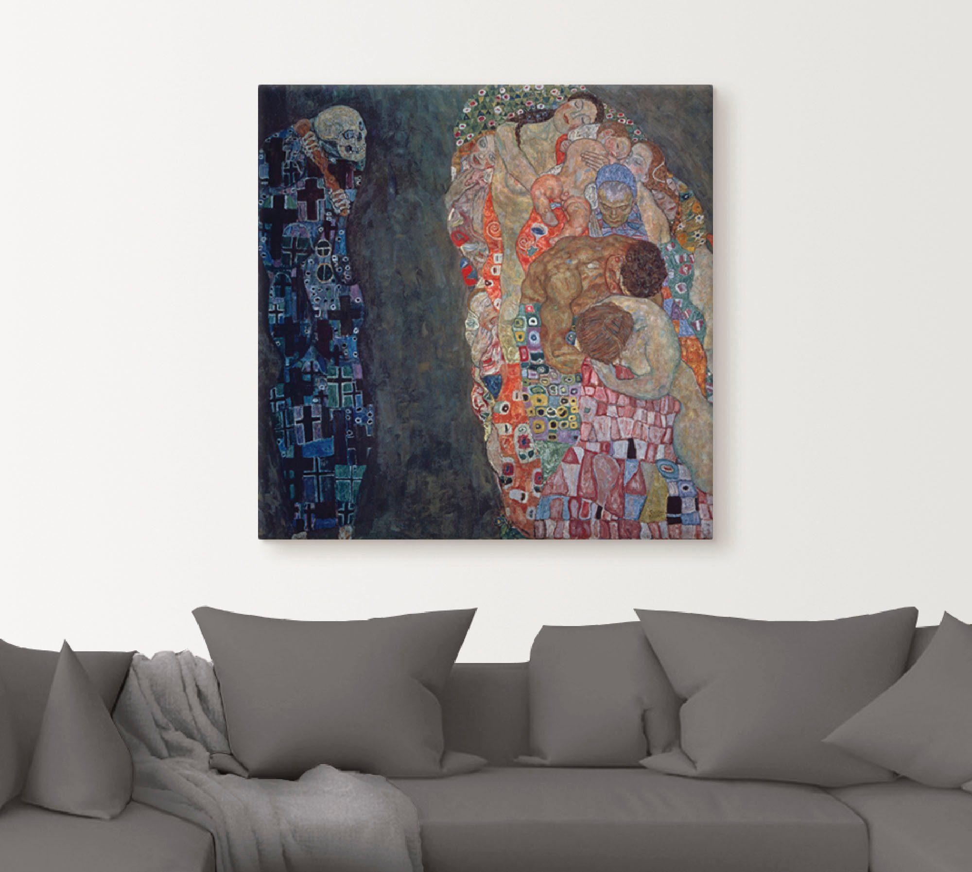 Artland Artprint Dood en leven. Voltooid in 1916. als artprint van aluminium, artprint voor buiten, artprint op linnen, poster in verschillende maten. maten