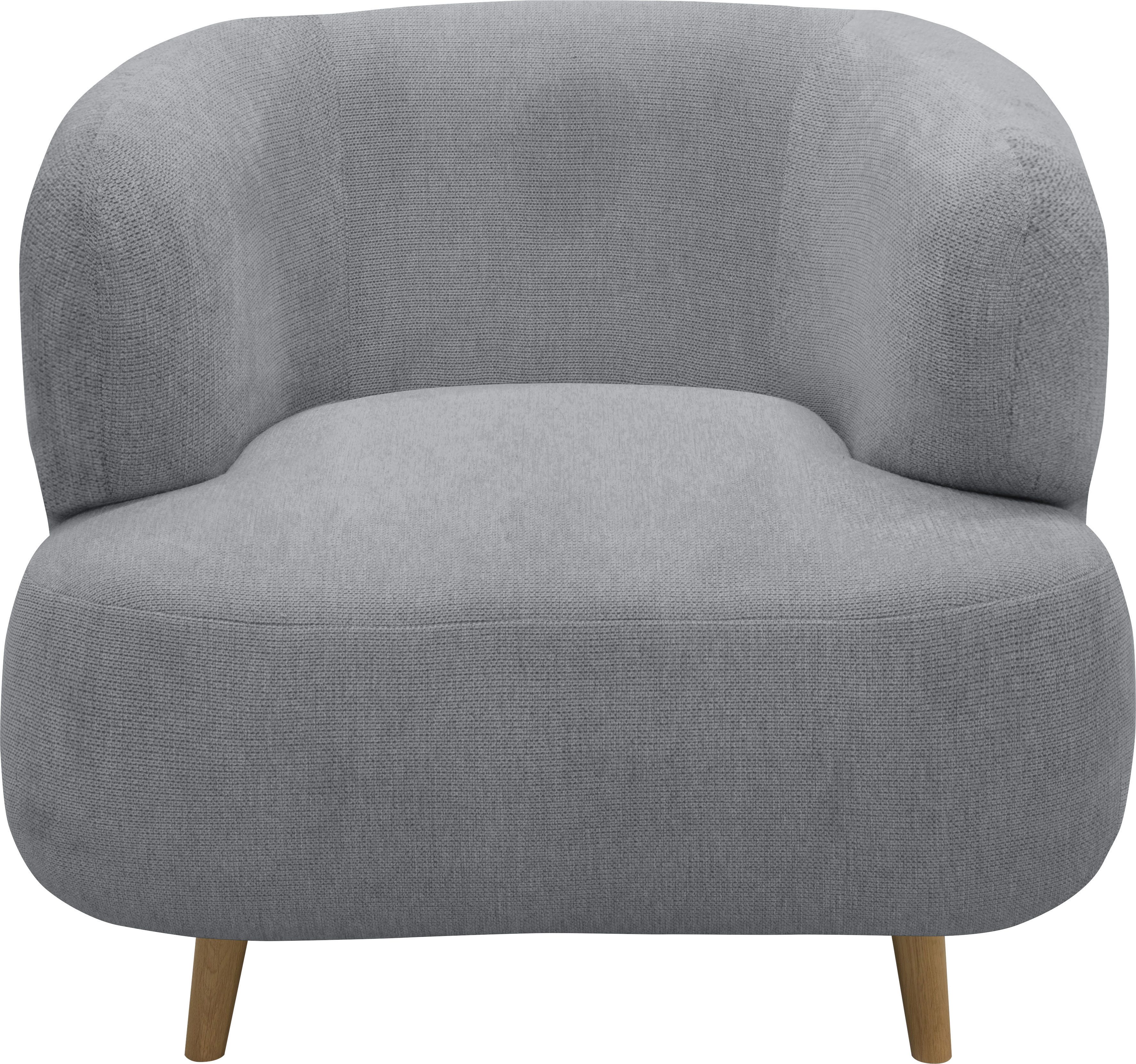 andas Fauteuil Tistam Mooi vormgegeven fauteuil, perfect stuk, organische vorm fauteuils grijs