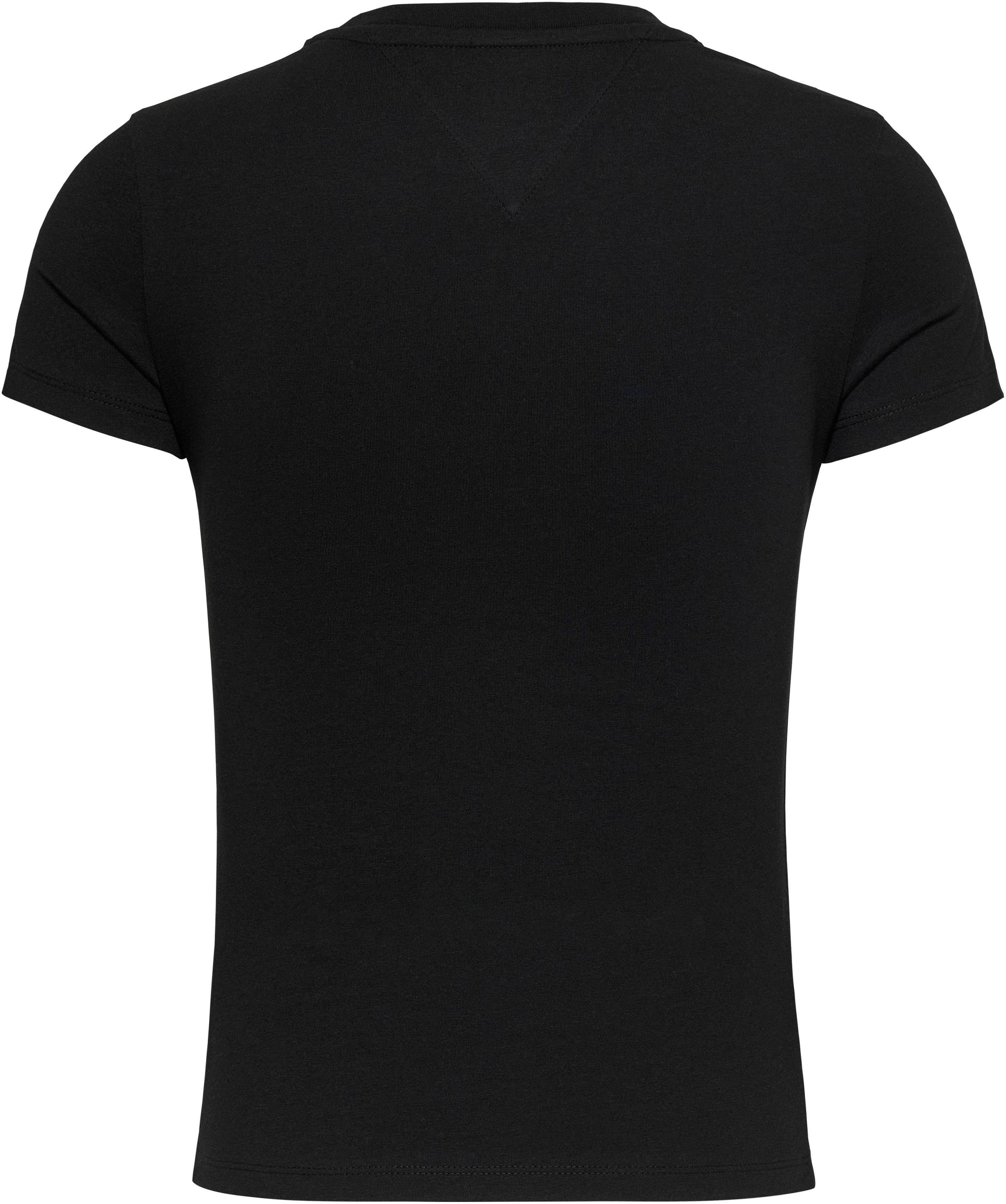 TOMMY JEANS T-shirt Slim Essential Logo T-shirt van jersey met korte mouwen en logoprint, katoenmix