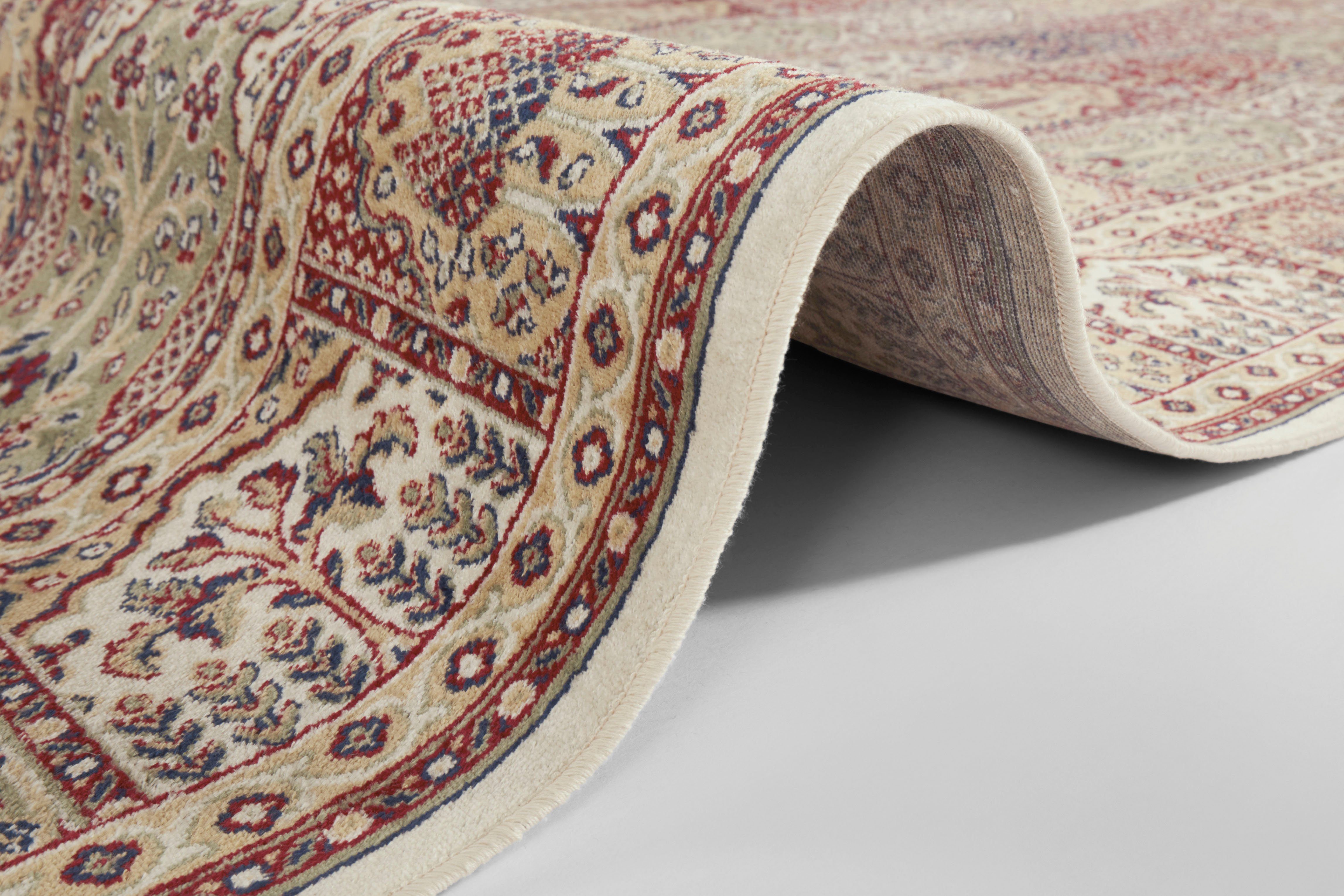 NOURISTAN Design-vloerkleed Moud Barash Viscose met franje, oriënt design