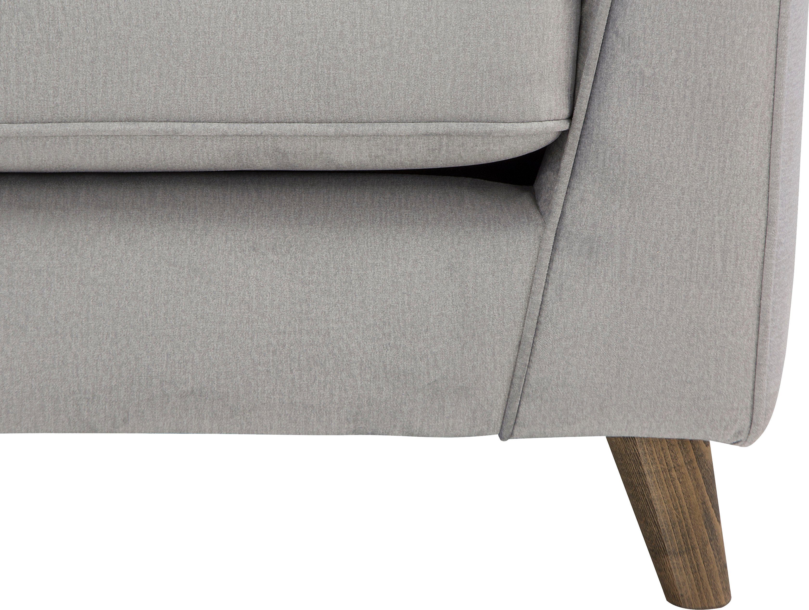 Home affaire Fauteuil Copenhagen fijne opstaande naad, capitonnage achter en armkussen