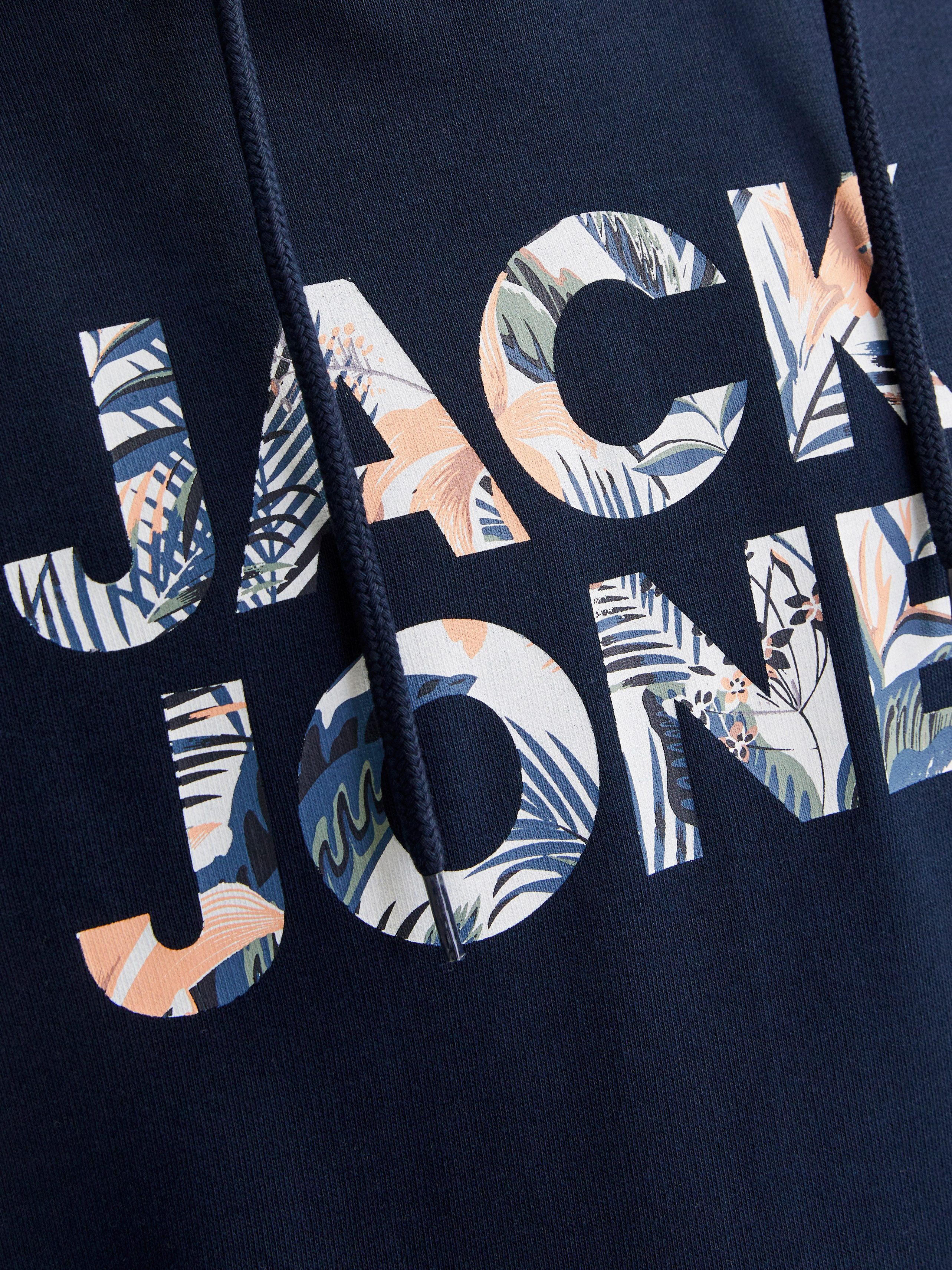 Jack & Jones Hoodie JJEBRYAN CORP LOGO SWEAT HOOD NOOS