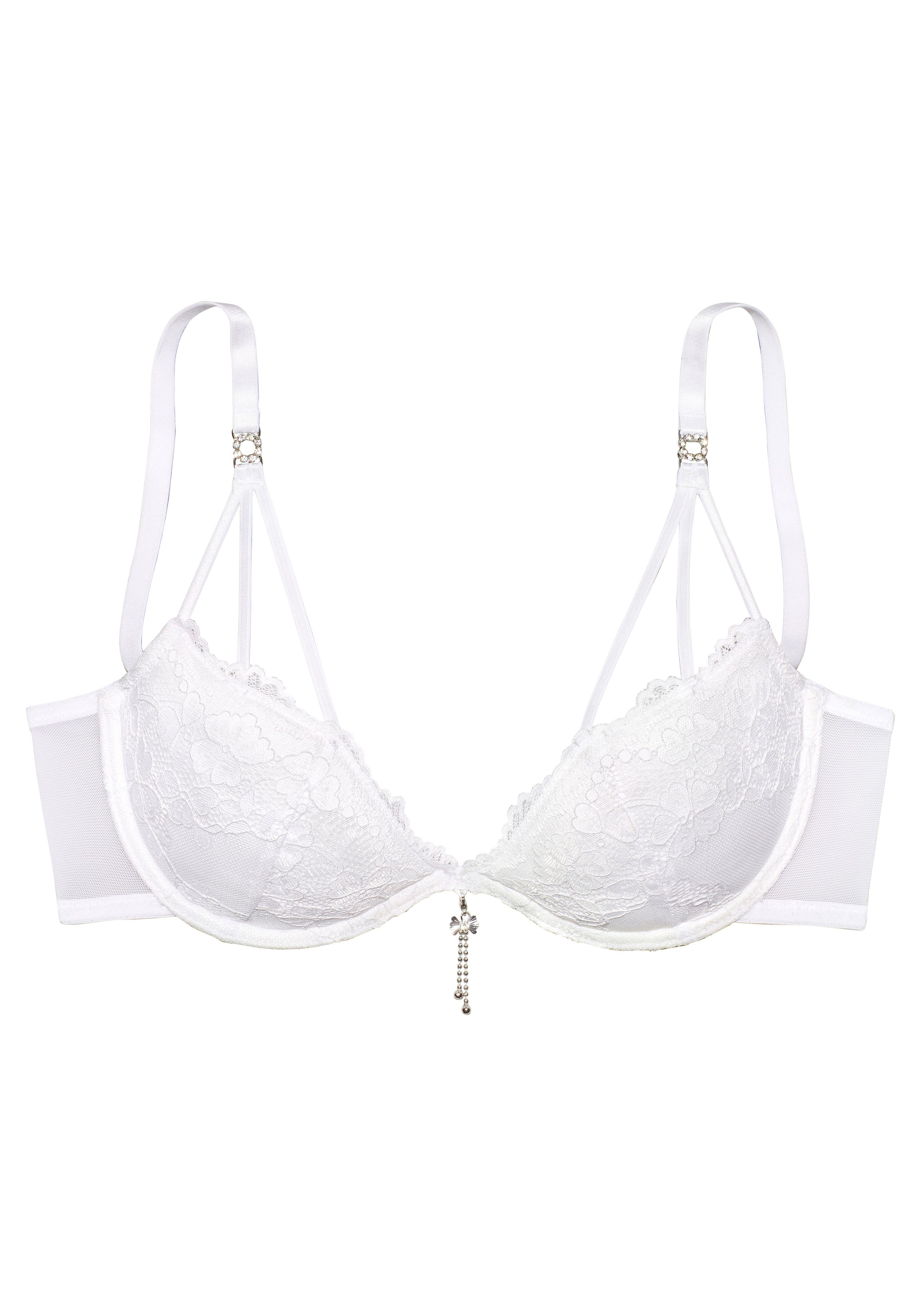 Lascana Push-up-bh met elegante sieraden lingerie