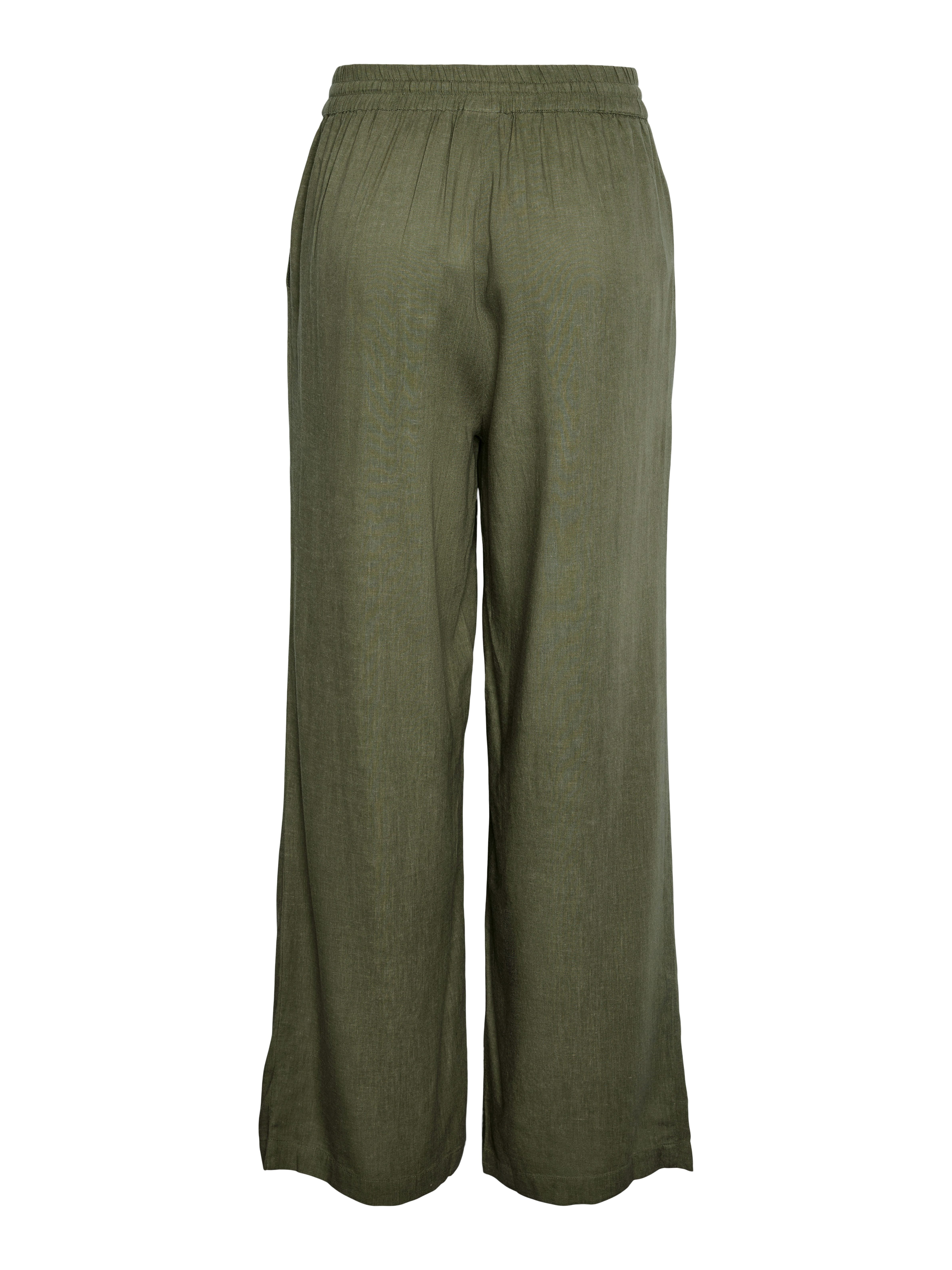 pieces Comfortbroek PCPIA HW WIDE PANTS WVN NOOS