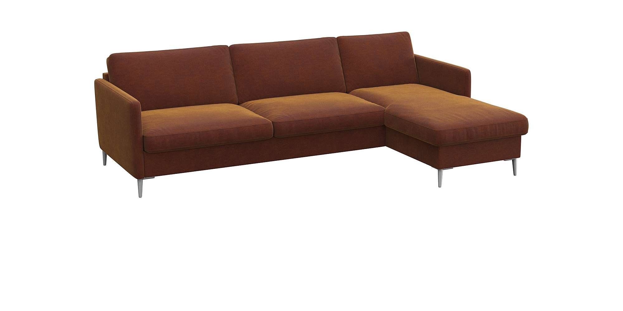 FLEXLUX Hoekbank Fiore, super zitcomfort door koudschuim in de zitting, L-vorm