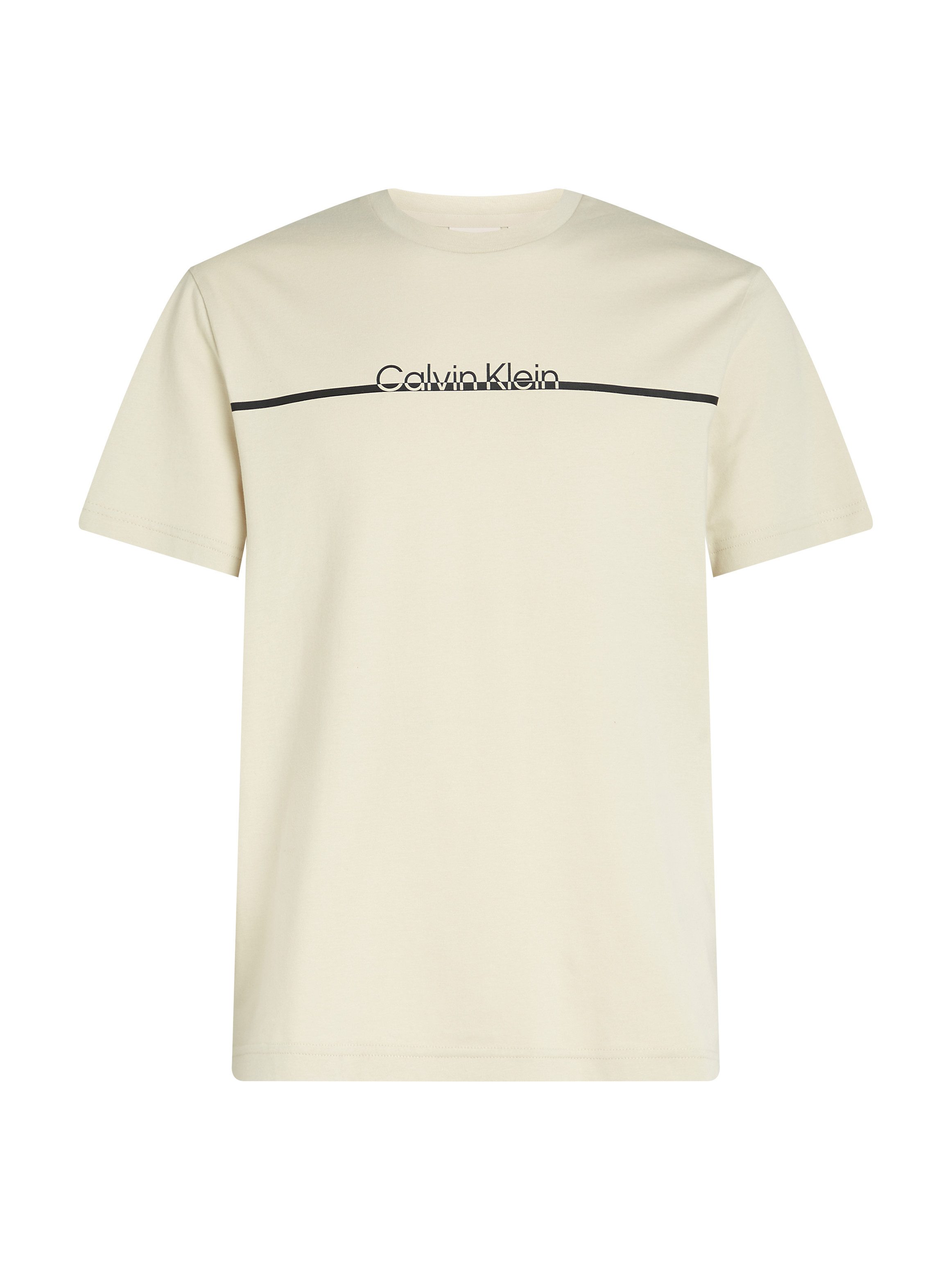 Calvin Klein Shirt met ronde hals SPLIT LINE LOGO T-SHIRT