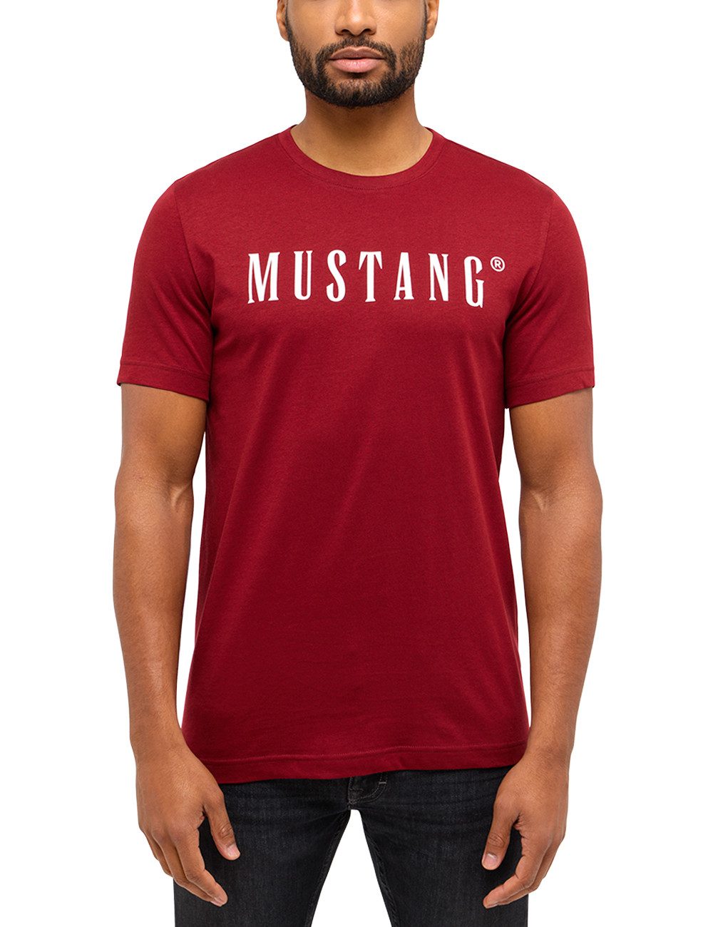 Mustang Shirt met korte mouwen Heren stijl Austin
