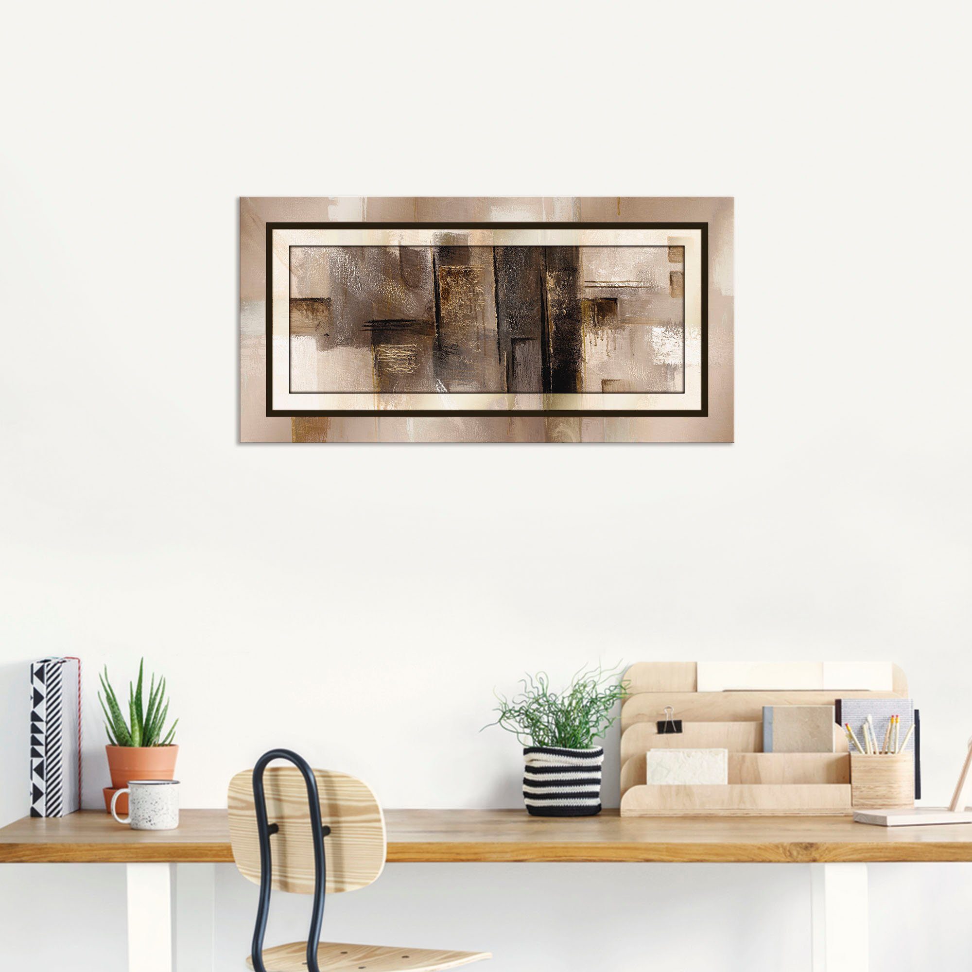 Artland Artprint Vierkanten - abstract 1 als artprint van aluminium, artprint voor buiten, artprint op linnen, poster in verschillende maten. maten