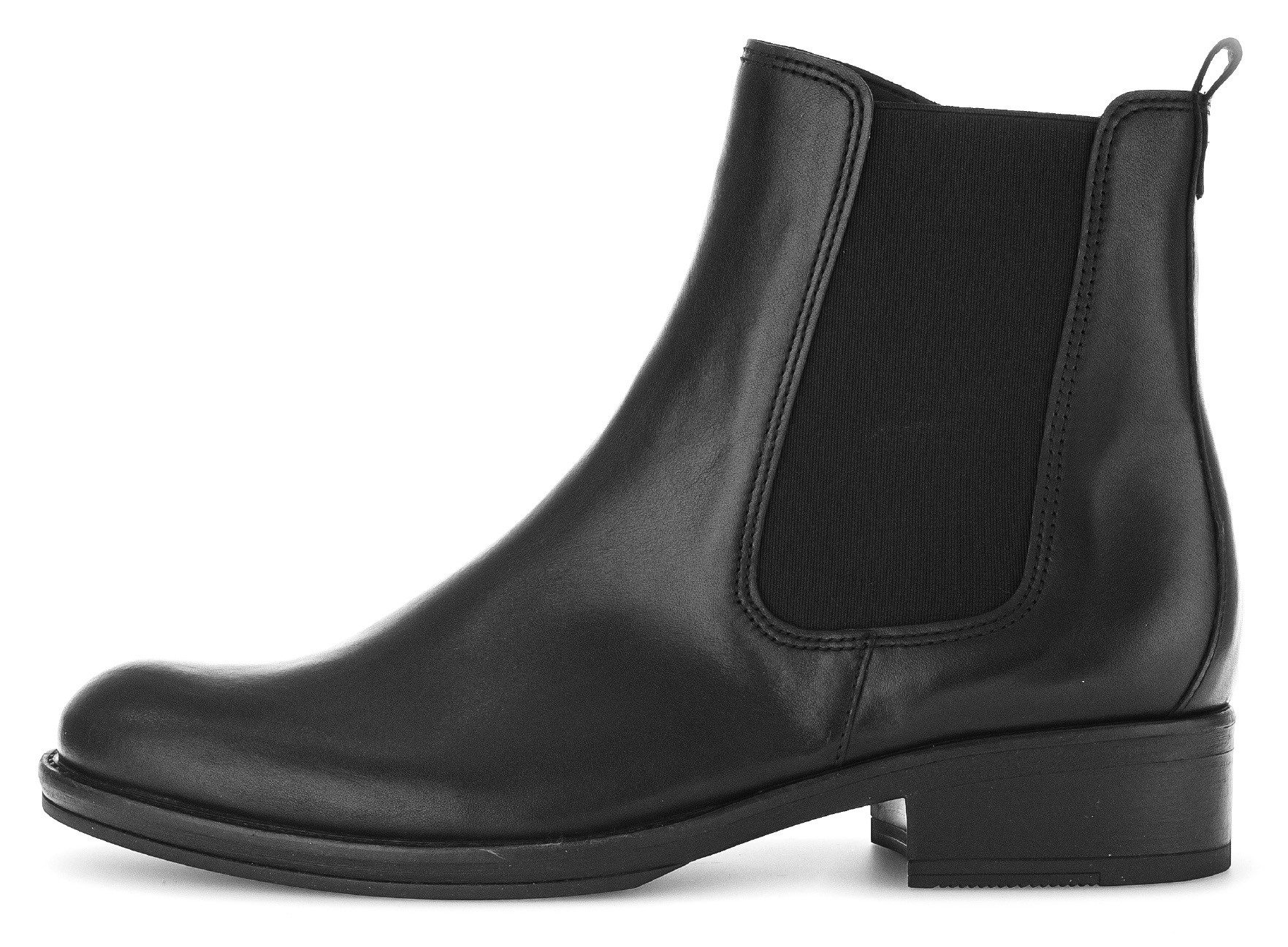 Gabor Chelsea-boots blokhak, business schoen, enkellaars met optifit verwisselbaar voetbed