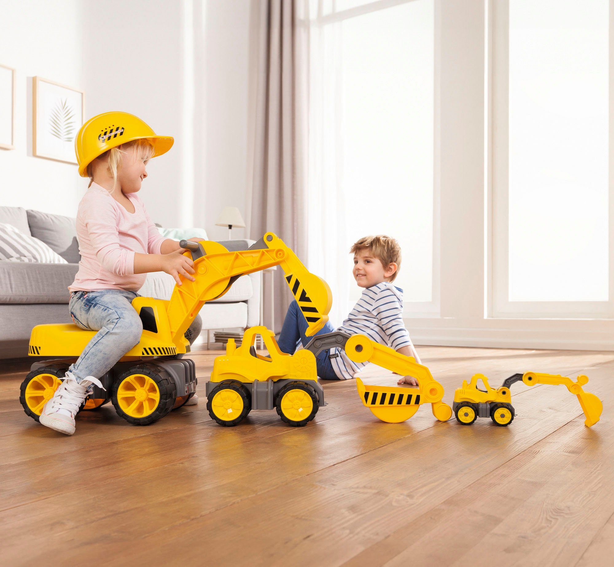 BIG Speelgoed graafmachine BIG Power Worker Maxi Digger Graafmachine om op te zitten, made in Germany