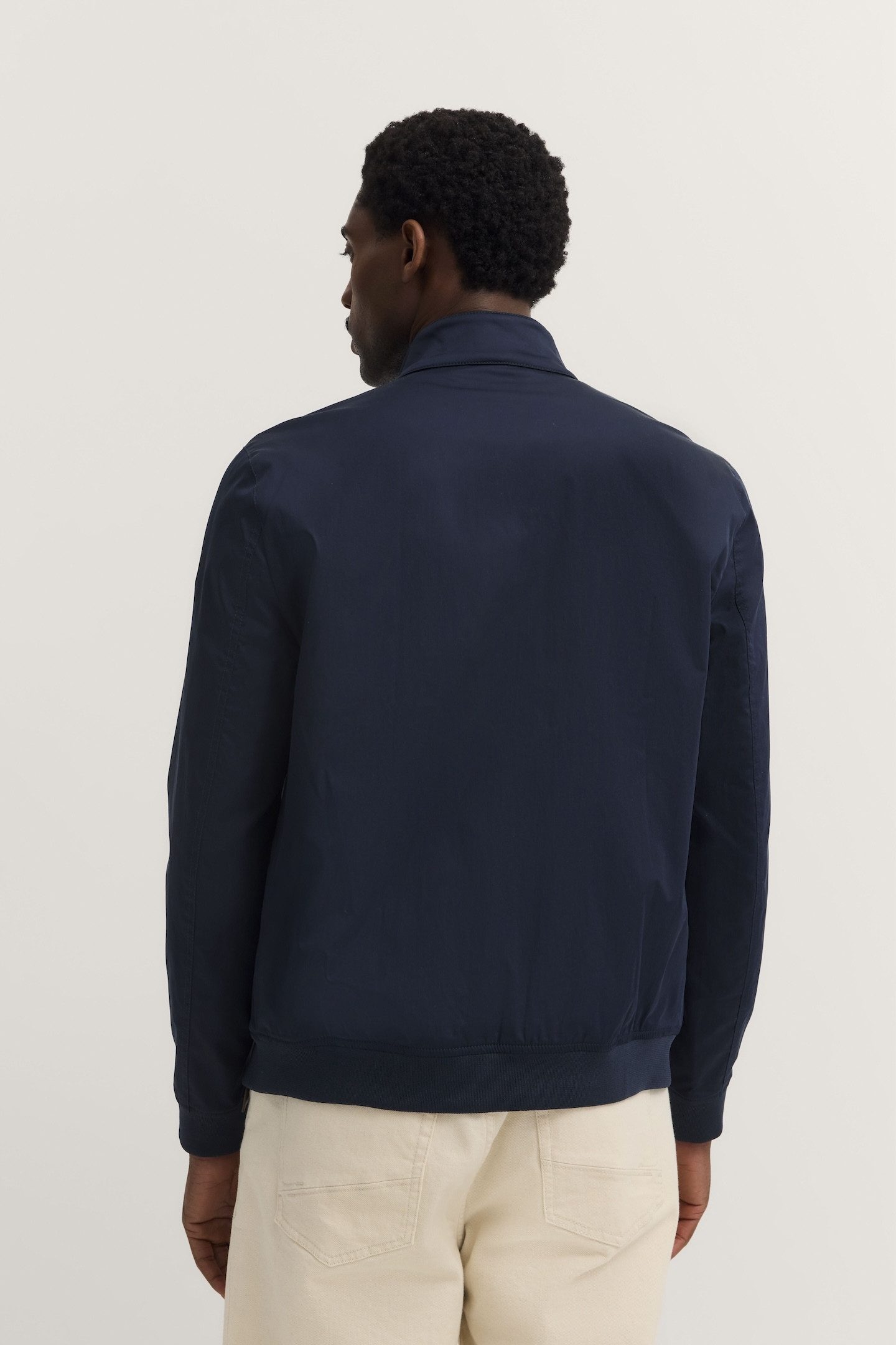 Bugatti Blouson met staande kraag en brei-details