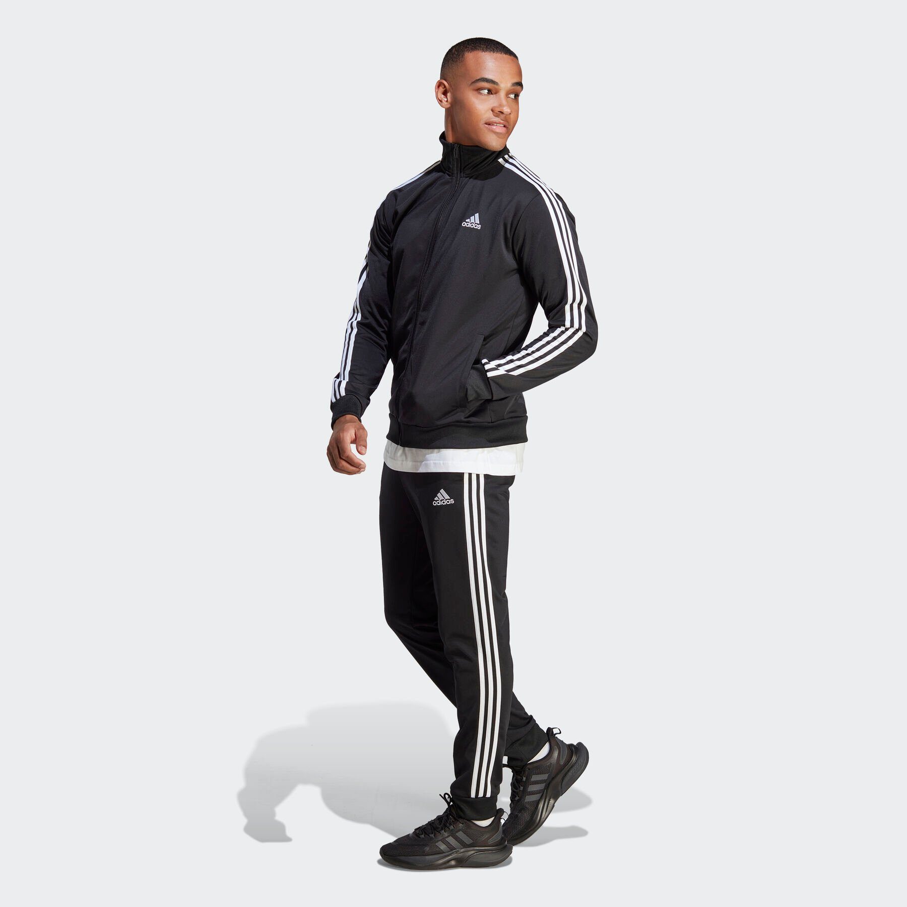 adidas Sportswear Trainingspak Basic 3-strepen tricot (2-delig)