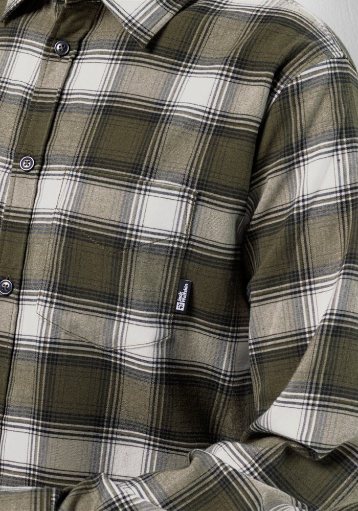 Jack Wolfskin Flanellen overhemd Wandelweg shirt M