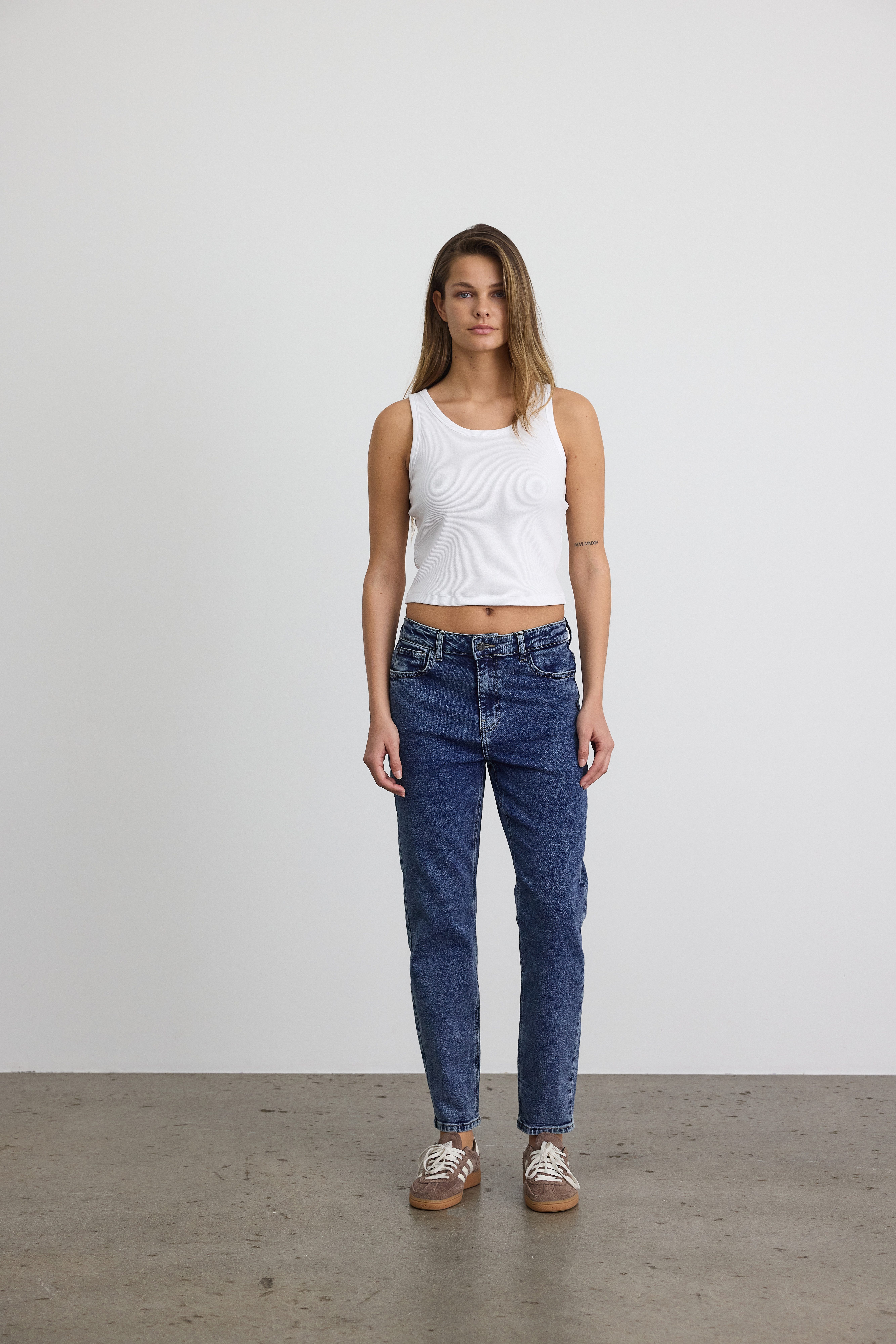 Noisy may High-waist jeans NMMONI HW ST ANK JEANS AZ358MB NOOS
