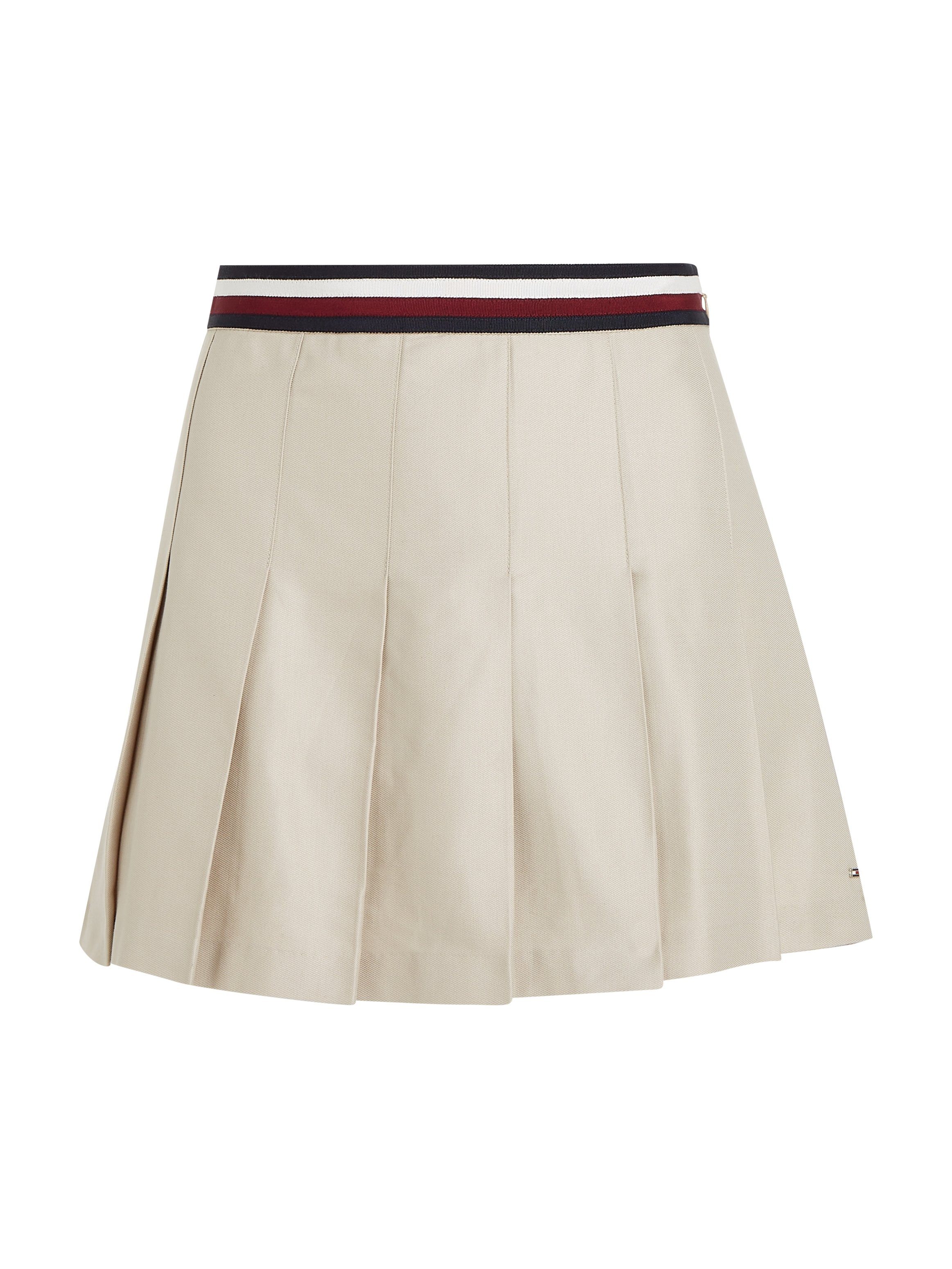 Tommy Hilfiger Minirok GLOBAL STP PLEATED SHORT SKIRT
