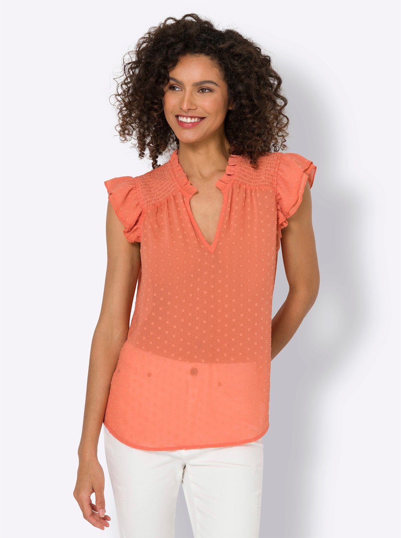 heine Blouse met korte mouwen