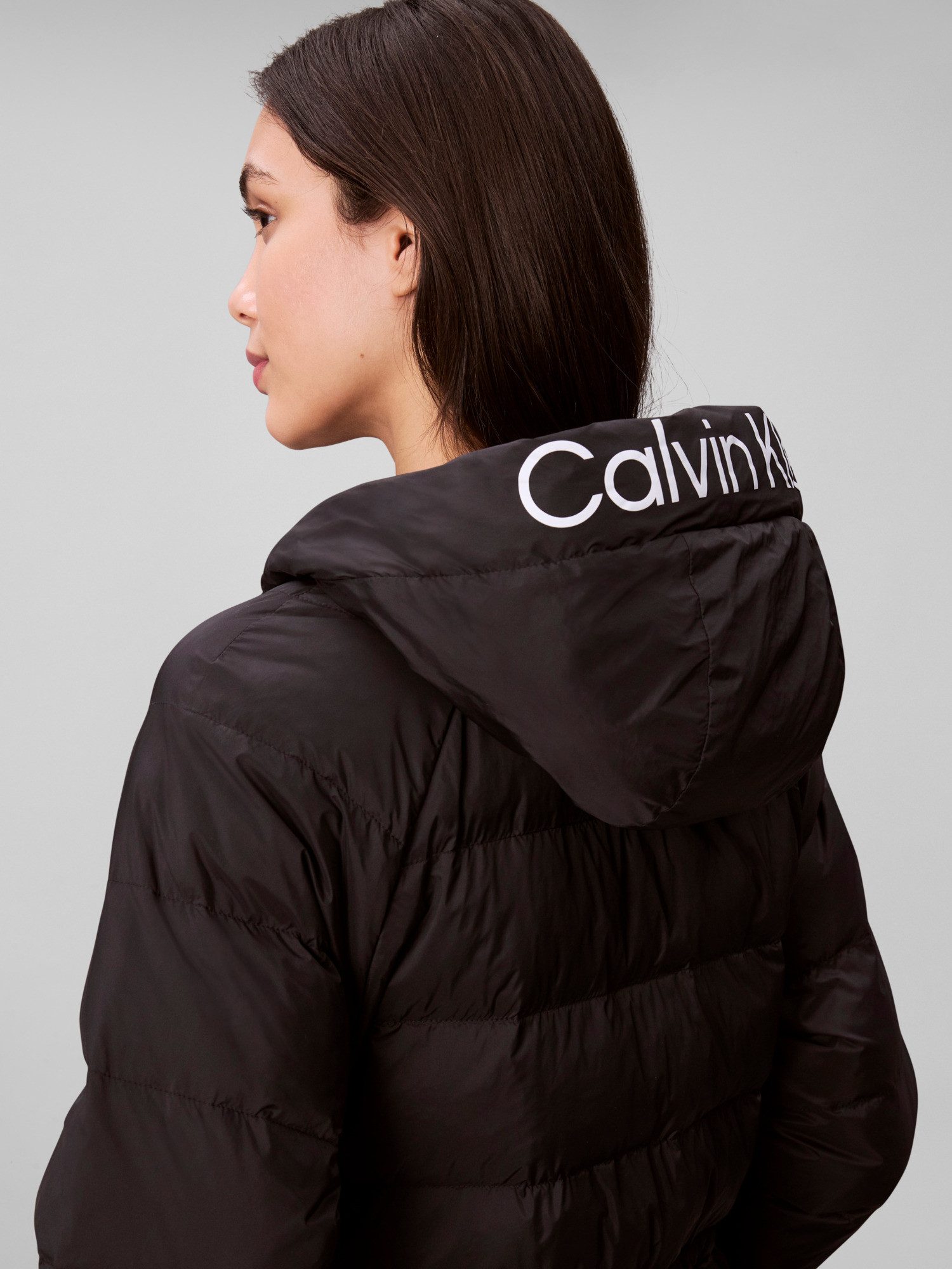 Calvin Klein Gewatteerde jas LGHTWGHT LG MD LNGTH