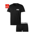 jack  jones boxershort met t-shirt van biokatoen (set) zwart