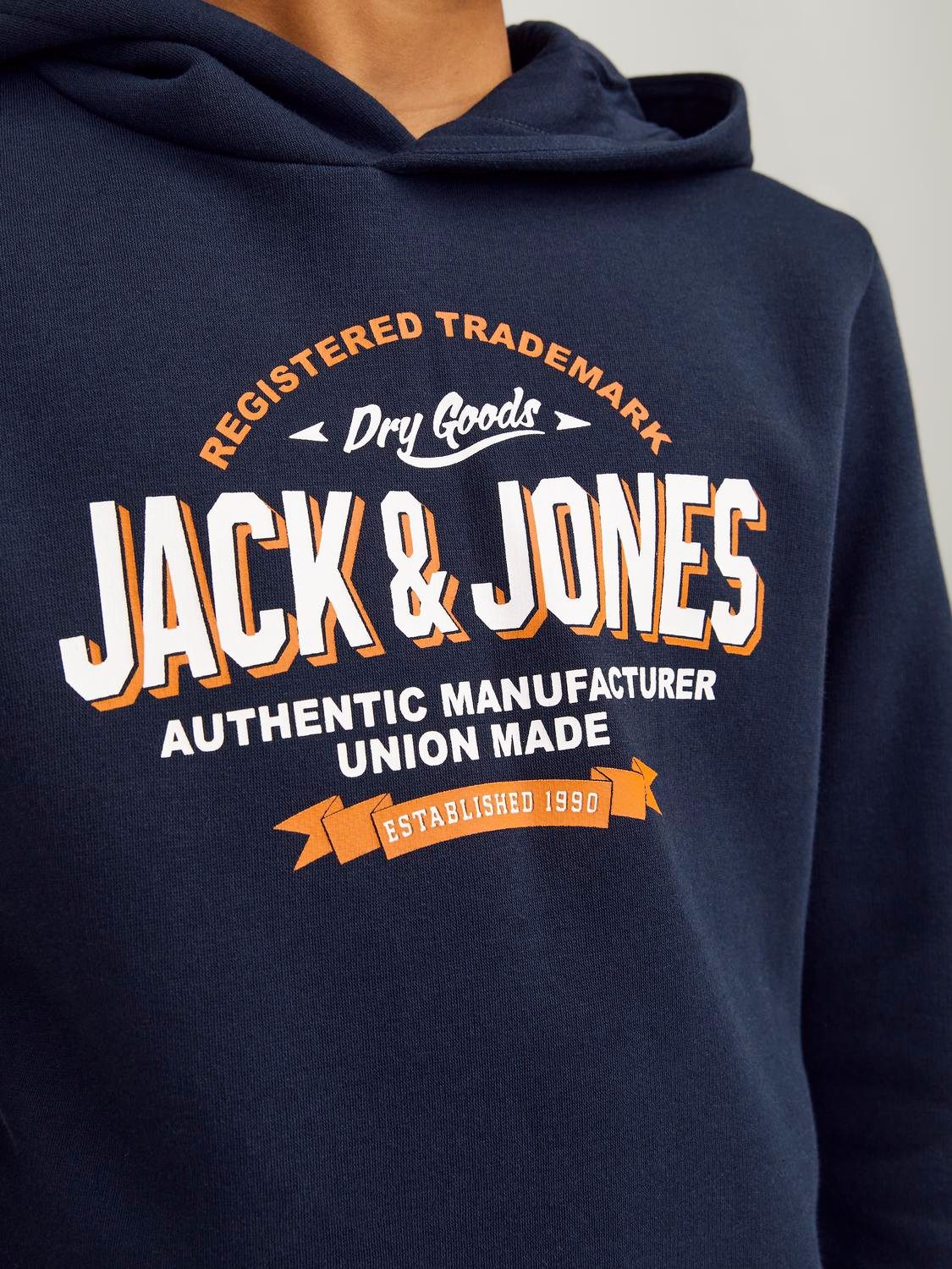 Jack & Jones Junior Hoodie JJELOGO SWEAT HOOD 2 COL 24 25 NOOS JNR
