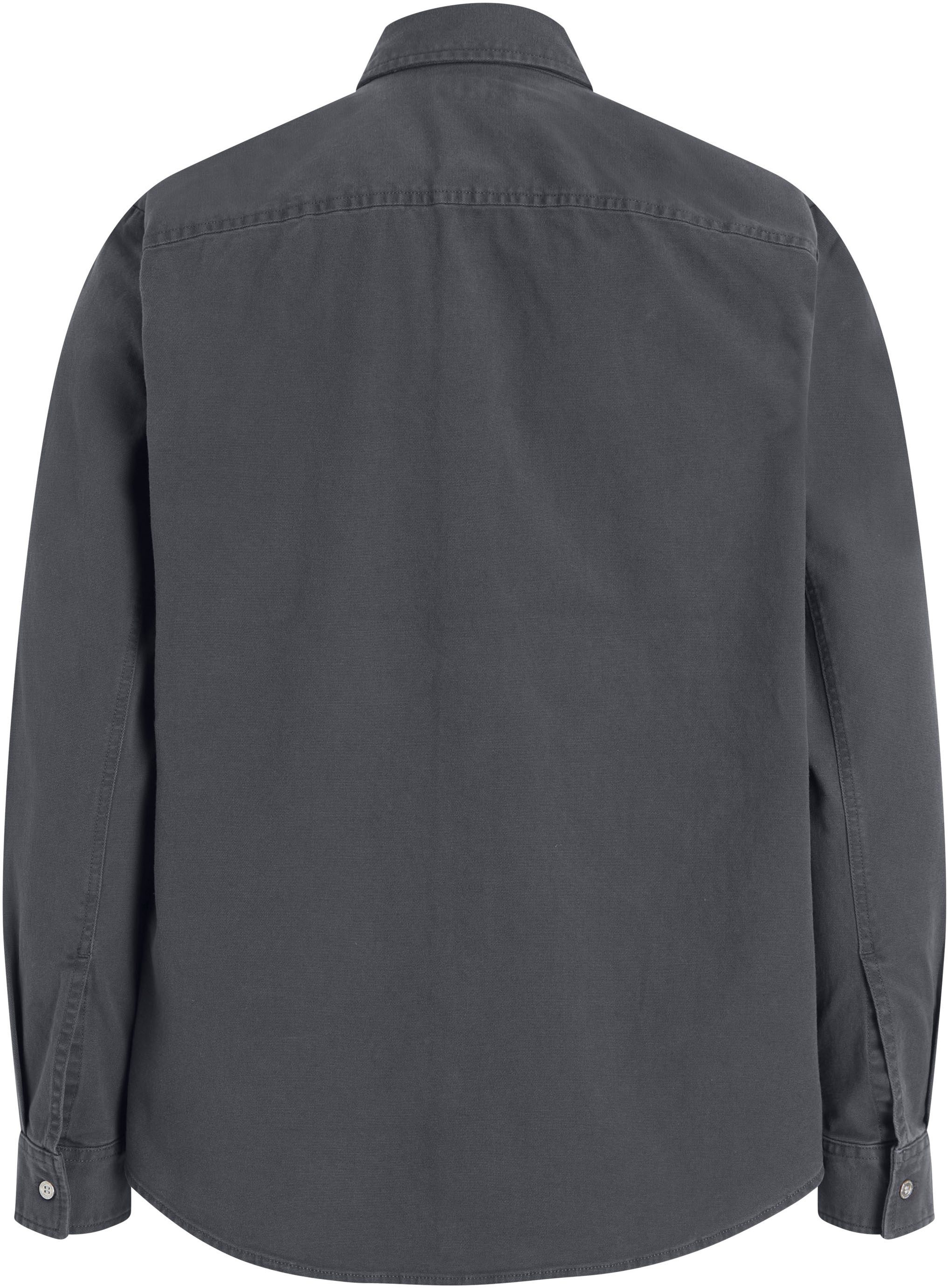 Calvin Klein Overhemd met lange mouwen GARMENT DYE SHIRT met geborduurd logo