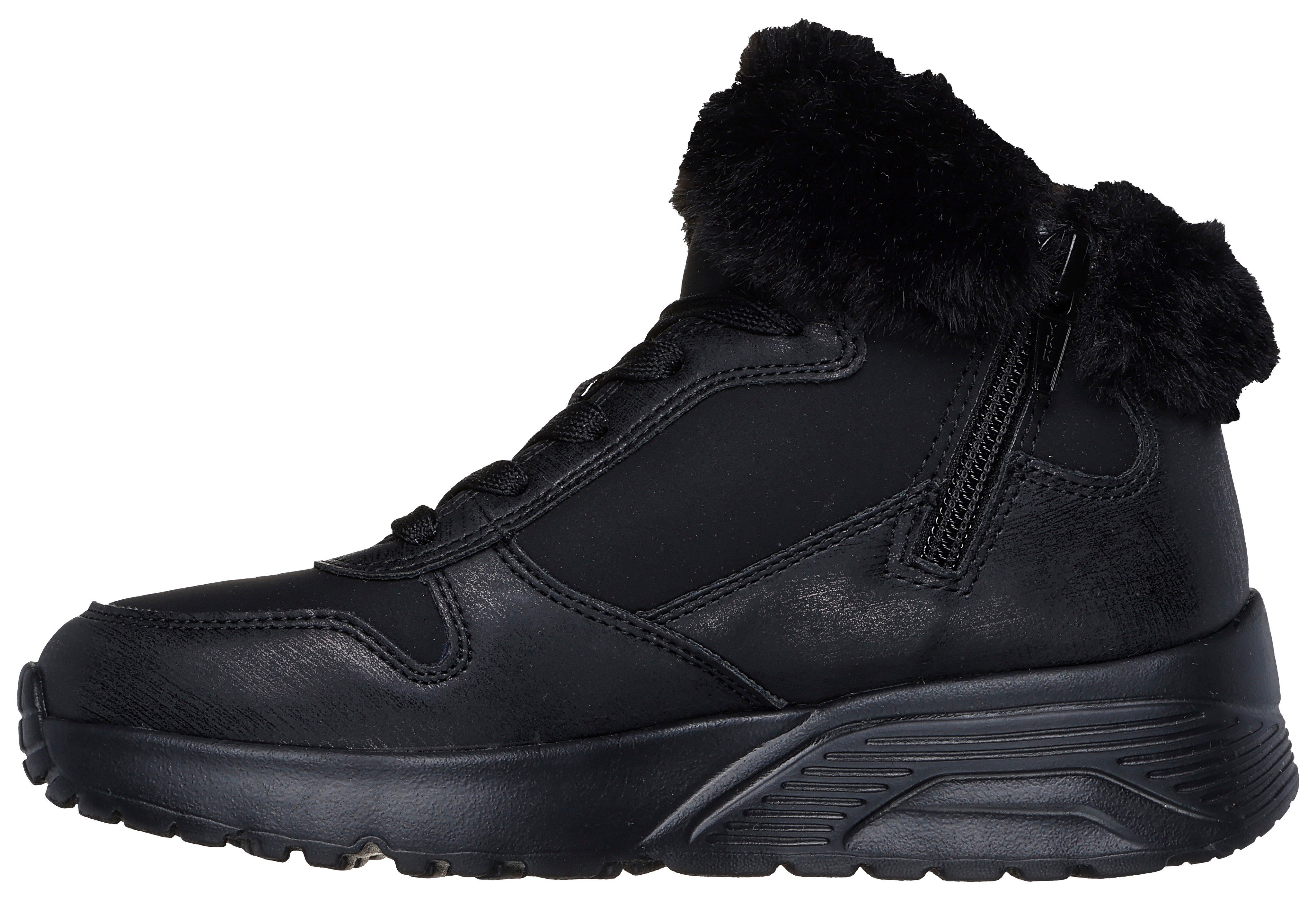Skechers Sneakers Uno Lite - Comfurt Collar , veterschoenen, winterlaarzen, high top sneaker met verwarmende voering