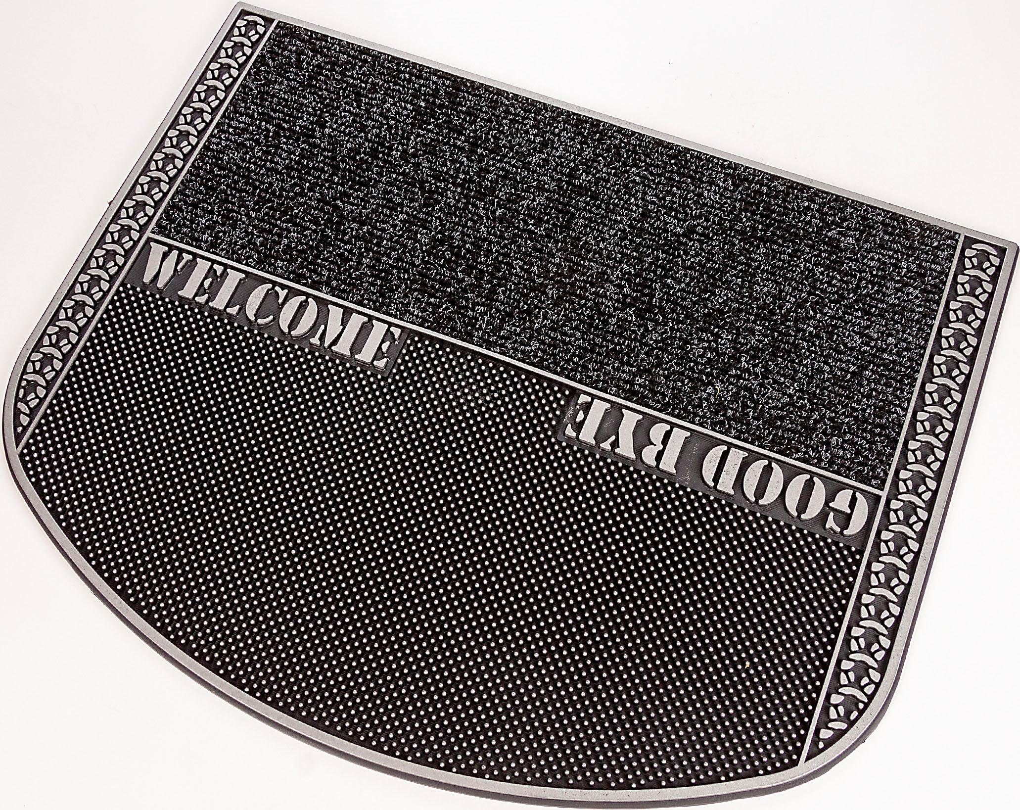 Home2Fashion Mat TC Clean In & Out Vuilafstotende mat, met tekst, robuust, geschikt voor binnen en buiten