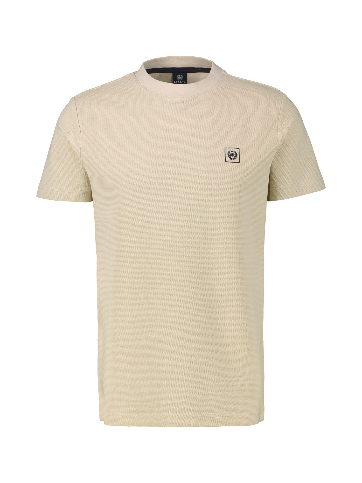 Lerros T-shirt LERROS Heren T-shirt in structuur kwaliteit