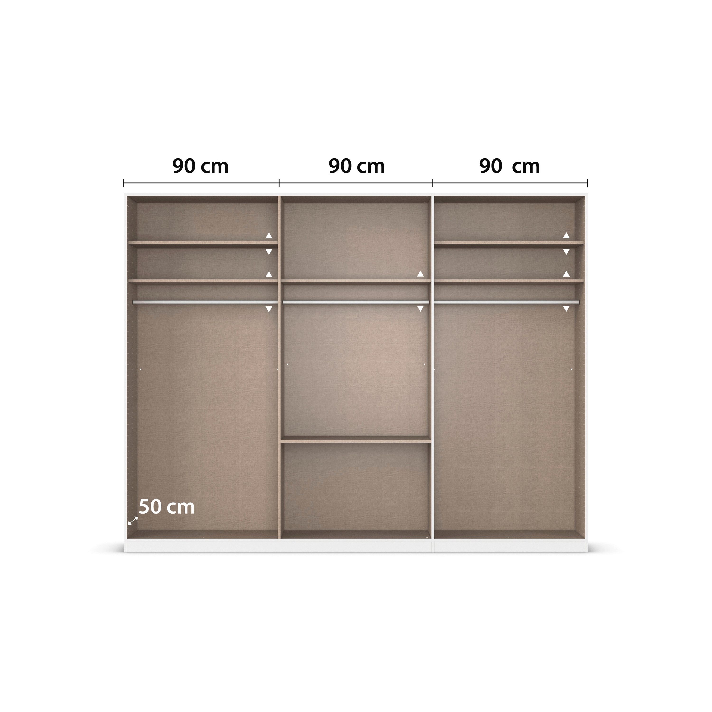 rauch Draaideurkast Kledingkast kast garderobe AGORDO met decor- of hoogglansfront