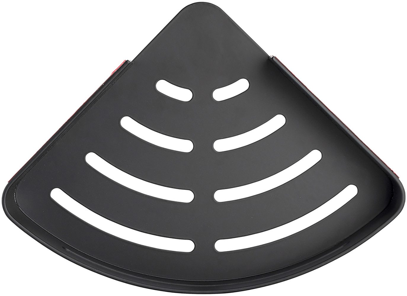 WENKO Hoekrek Turbo-Loc® model Bivio van aluminium voor shampoo, roestvrij, bevestiging zonder boren