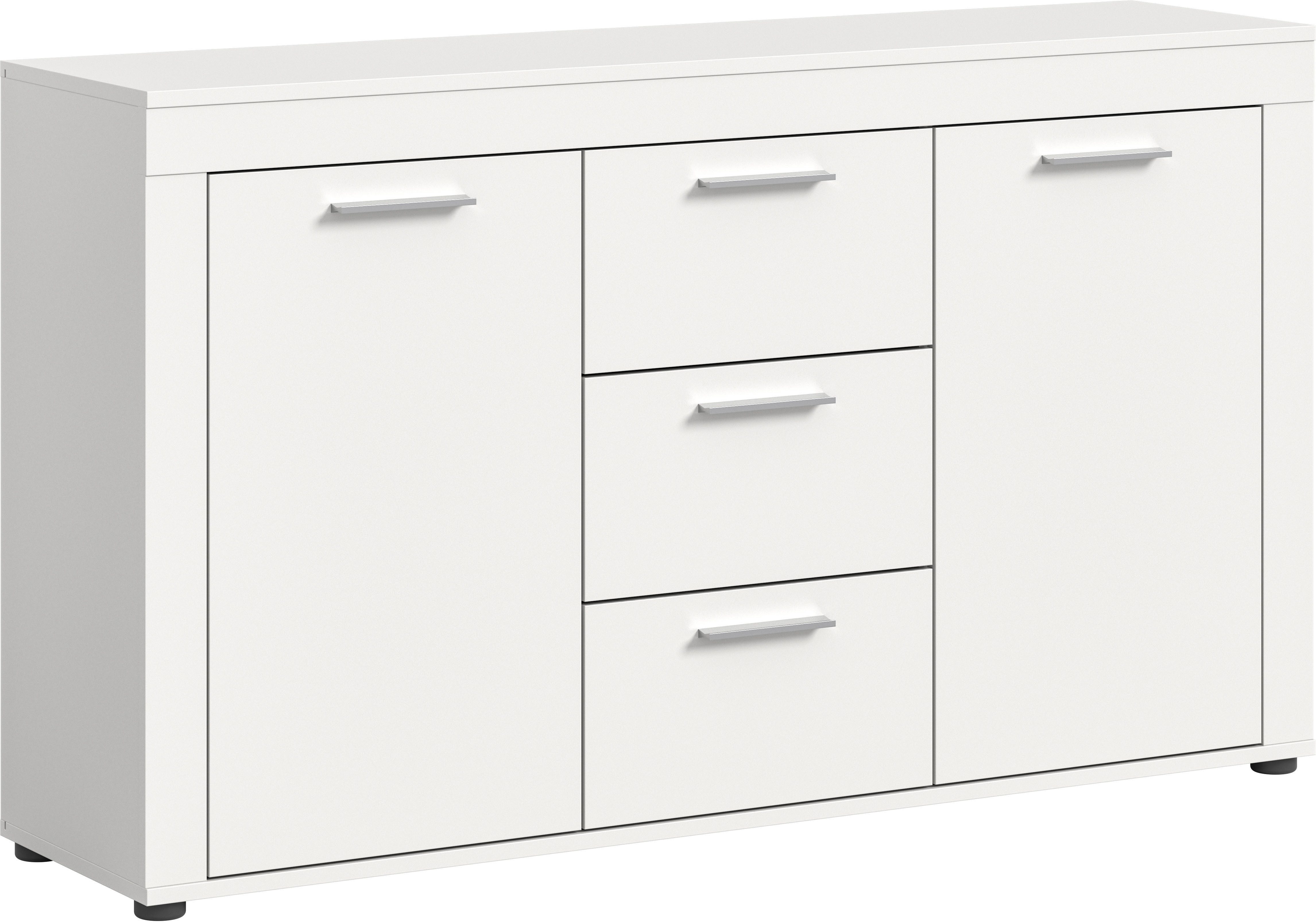 INOSIGN Dressoir Aosta, breedte 125 cm, in verschillende kleuruitvoeringen dressoirs wit