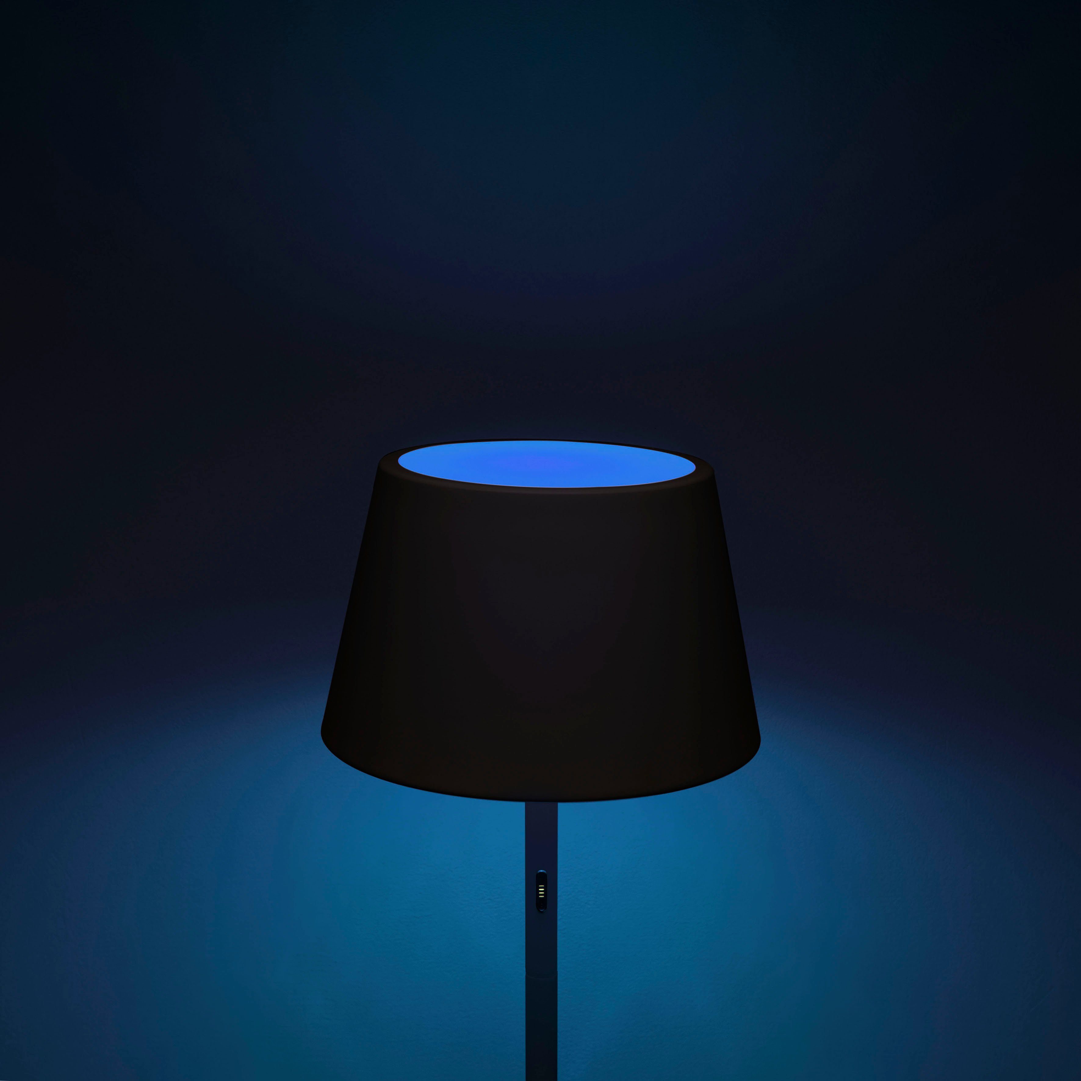 KONSTSMIDE Led-staande lamp Pomezia Pomezia LED USB-vloerlamp, 2700K/3000K/4000K, dimbaar (2 stuks)